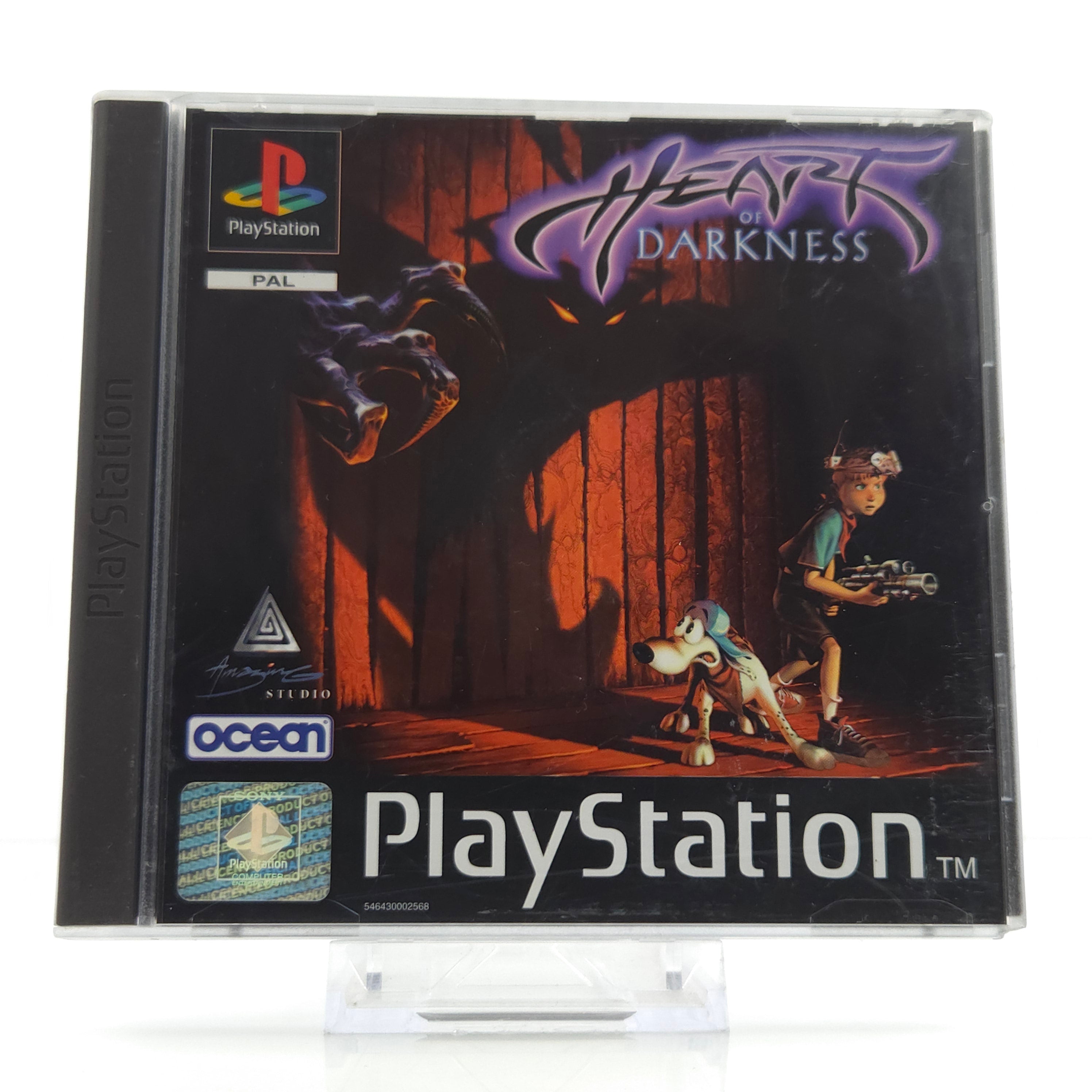 Playstation 1 Spiel – Heart of Darkness 3D Brille PAL OVP