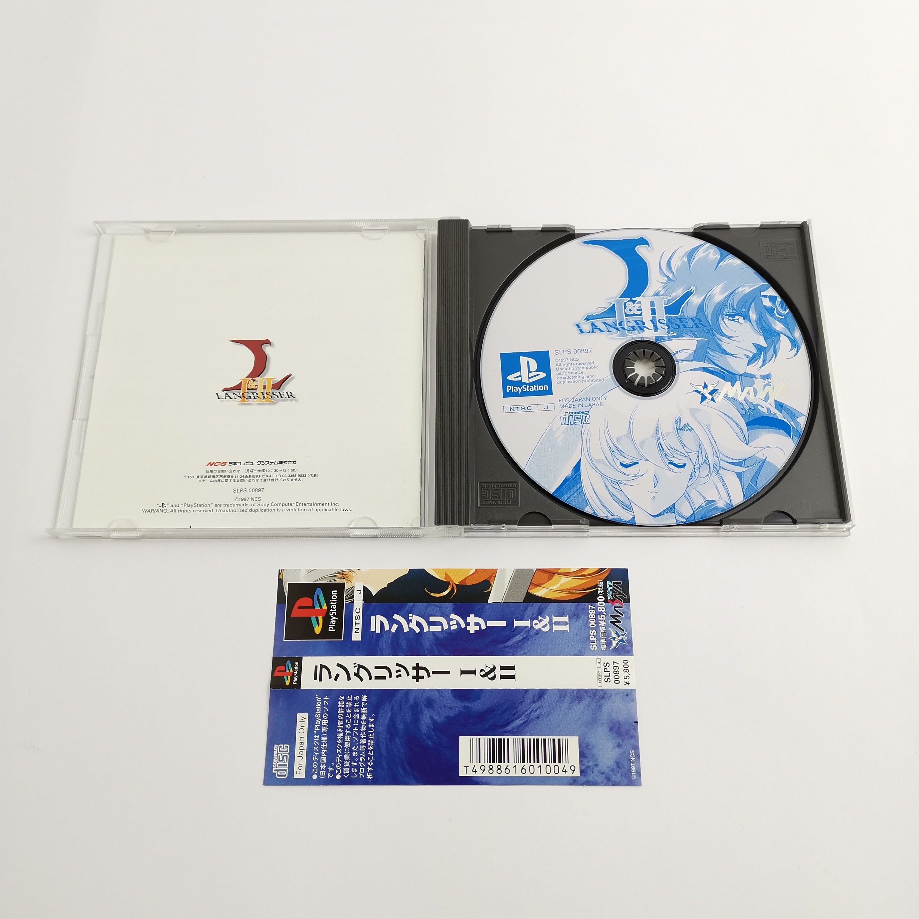 Playstation 1 Spiel – Langrisser I & II NTSC-J Japan