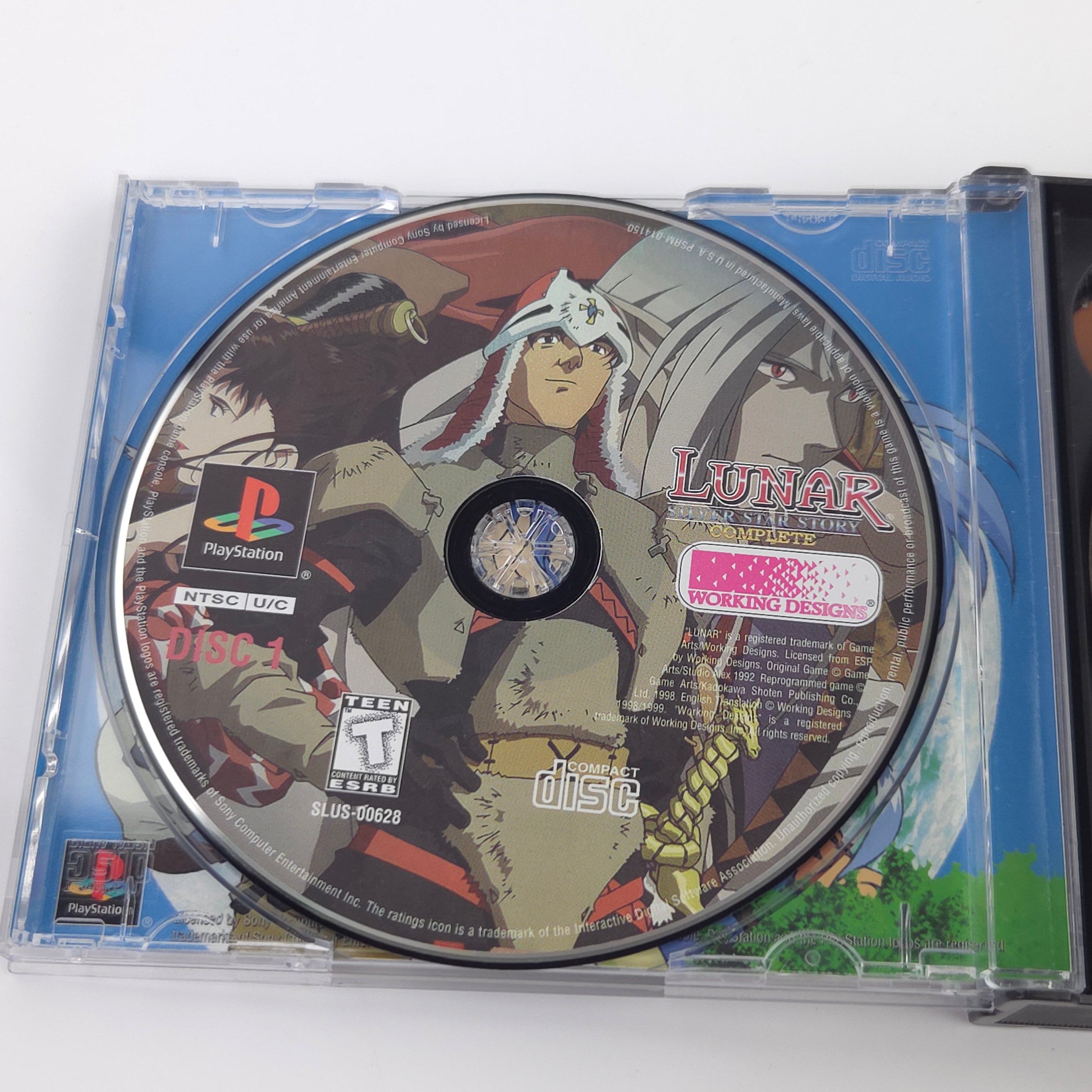 Playstation 1 Spiel – Lunar Silver Star Story Complete OVP