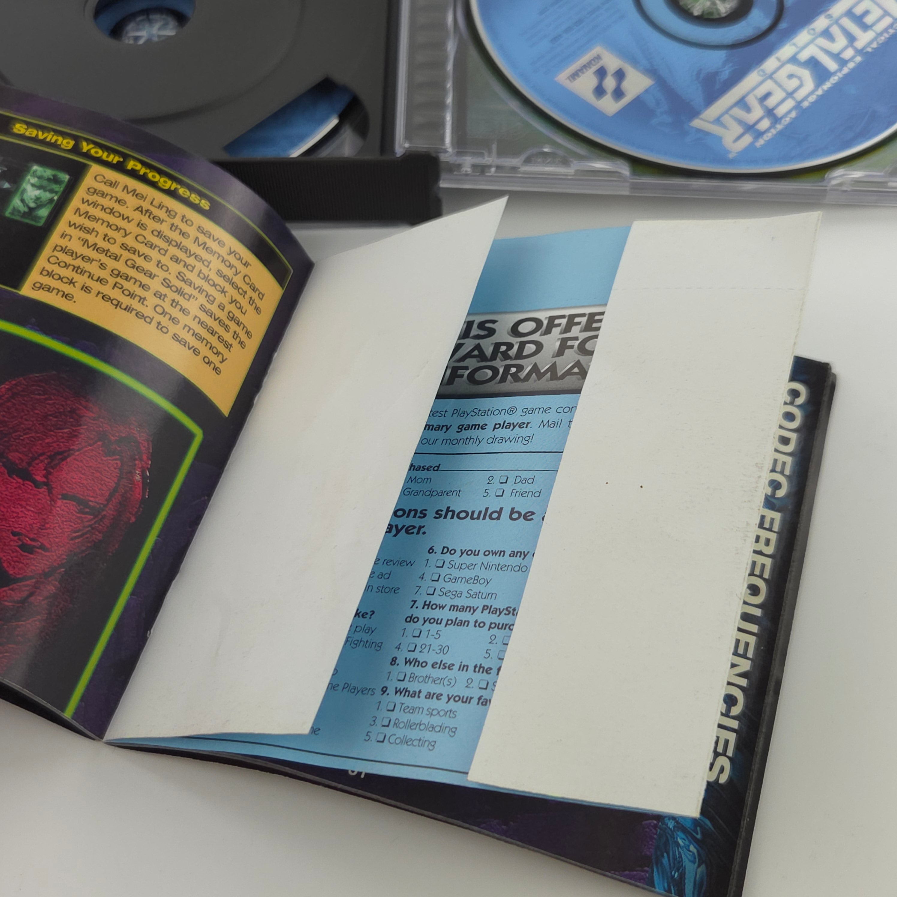 Playstation 1 Spiel – Metal Gear Solid (NTSC-USA OVP)