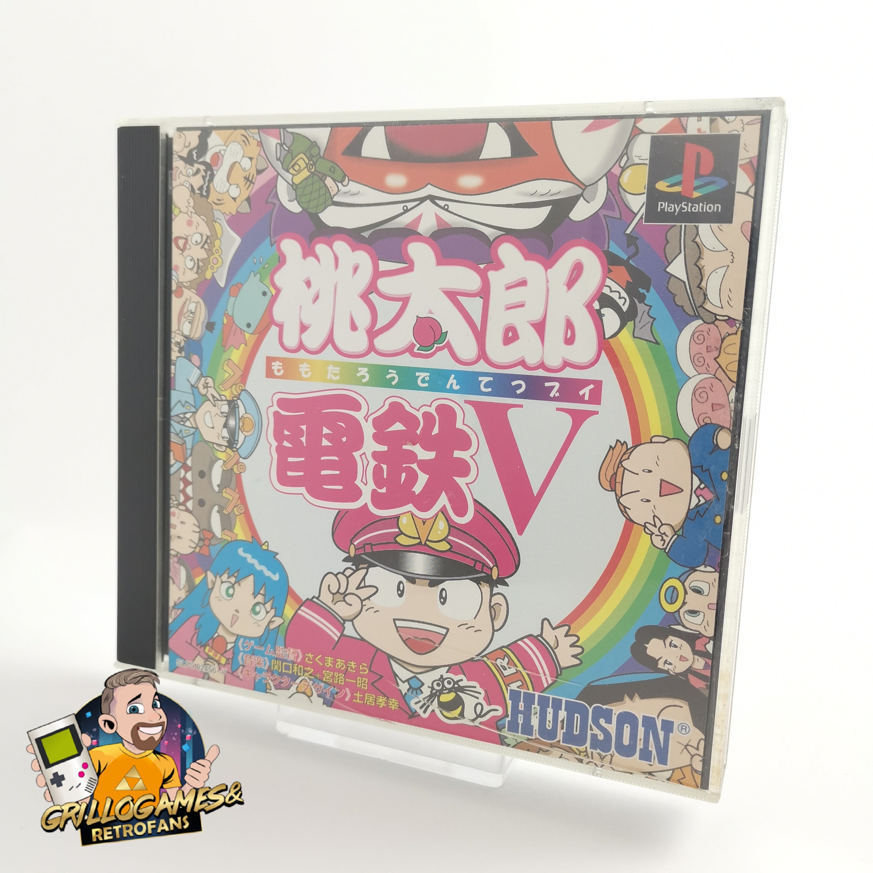 Playstation 1 Spiel – Momotarou Dentetsu V 5 (NTSC-J OVP)