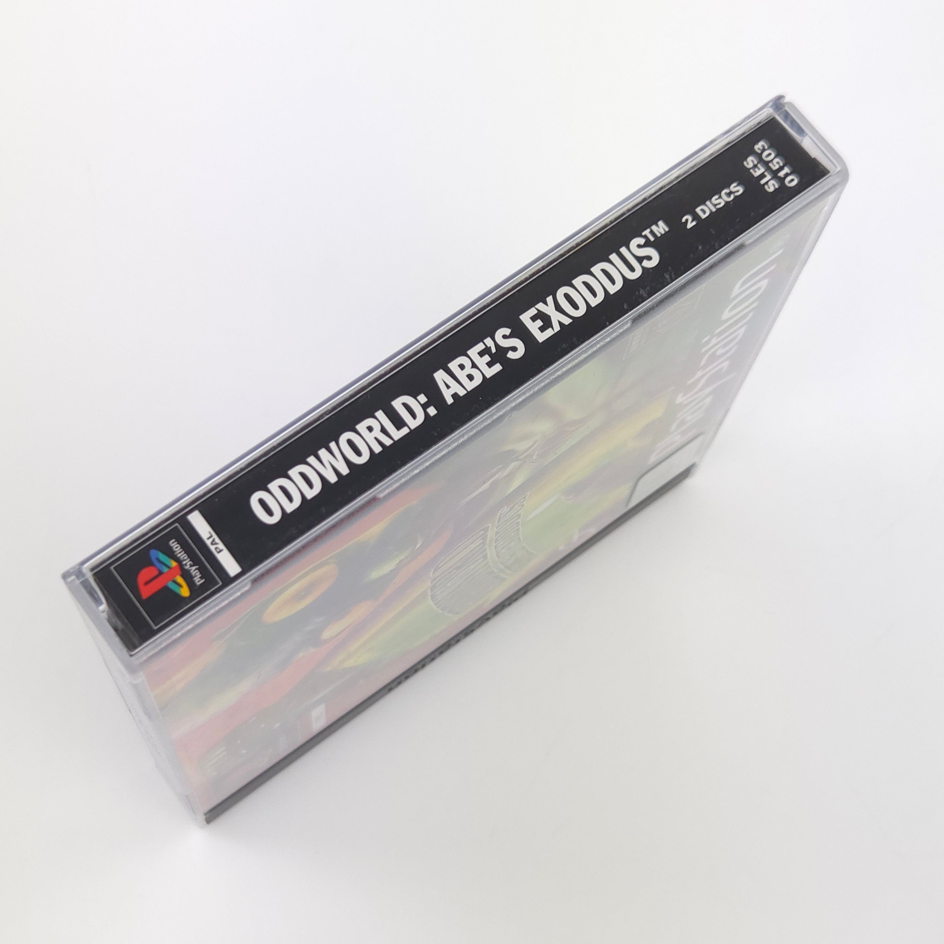 PlayStation 1 Spiel – Oddworld Abes Exodus (OVP PAL)