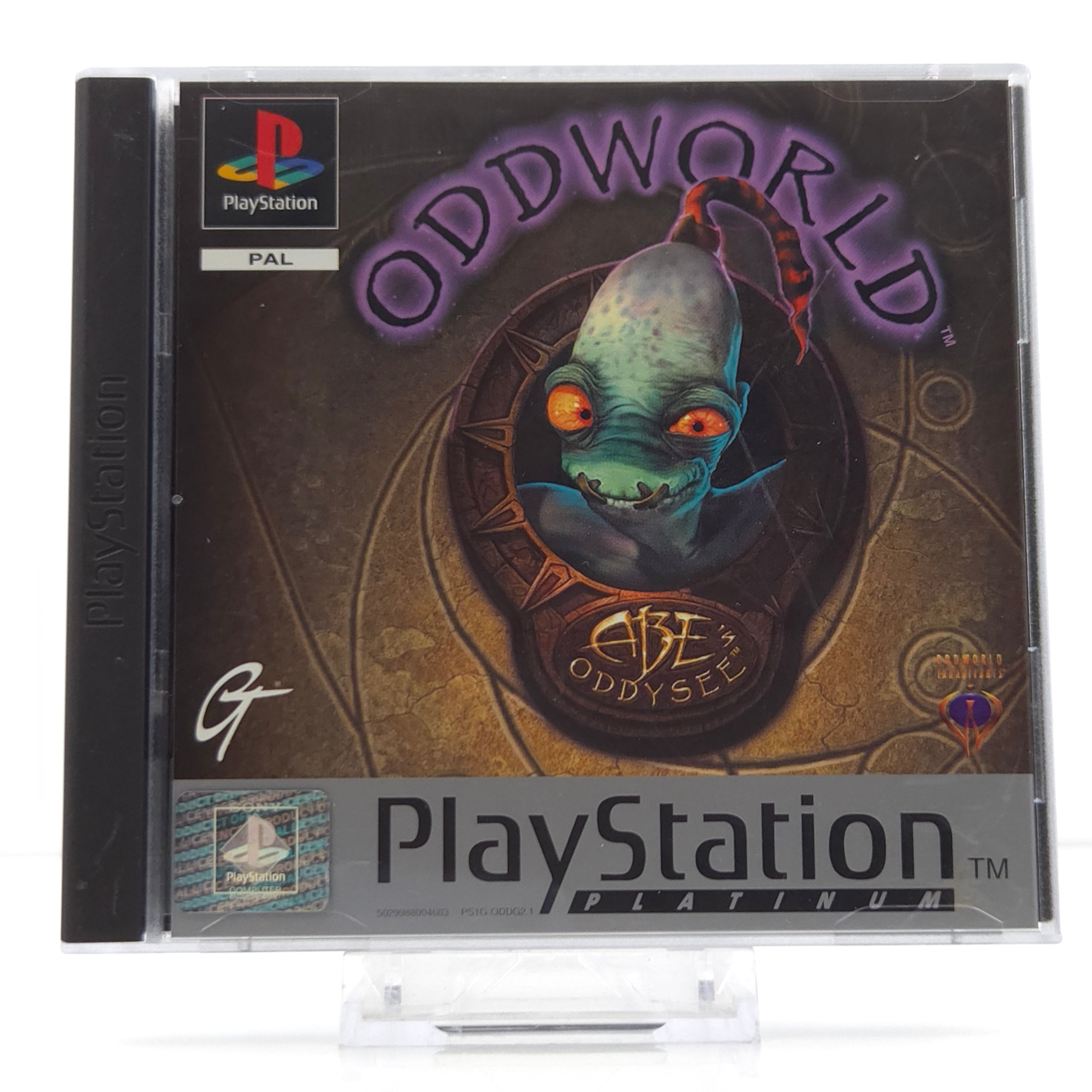 PlayStation 1 Spiel – Oddworld (Platinum PAL OVP)