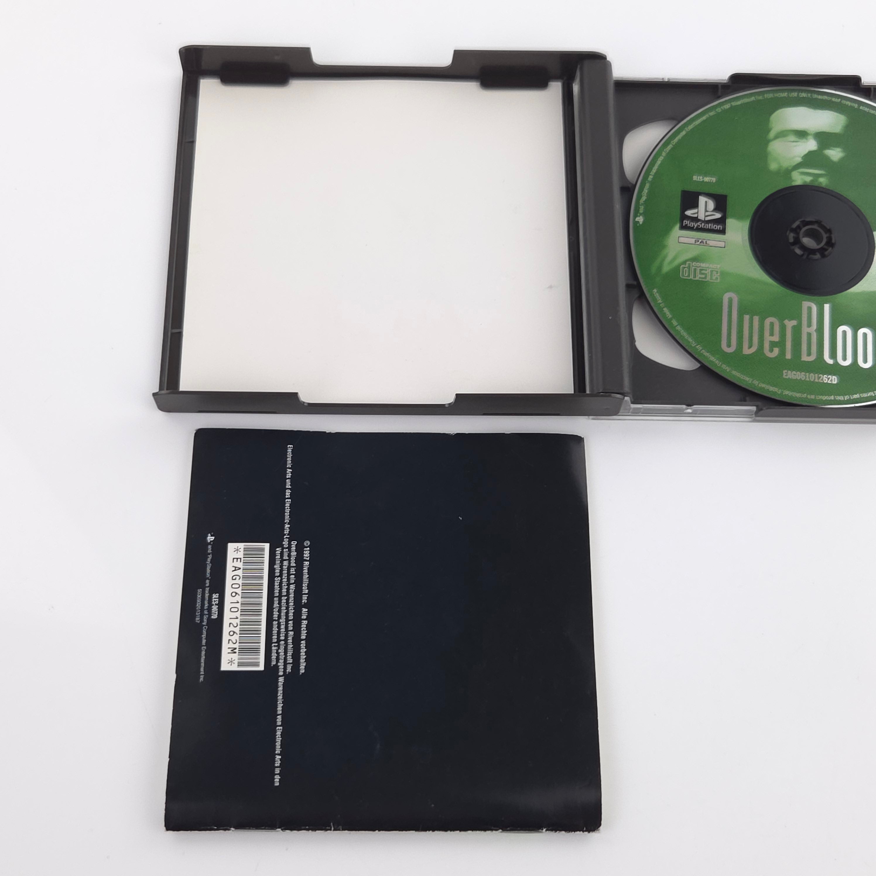 Playstation 1 Spiel – Over Blood 3D Sci-Fi Adventure (PAL)