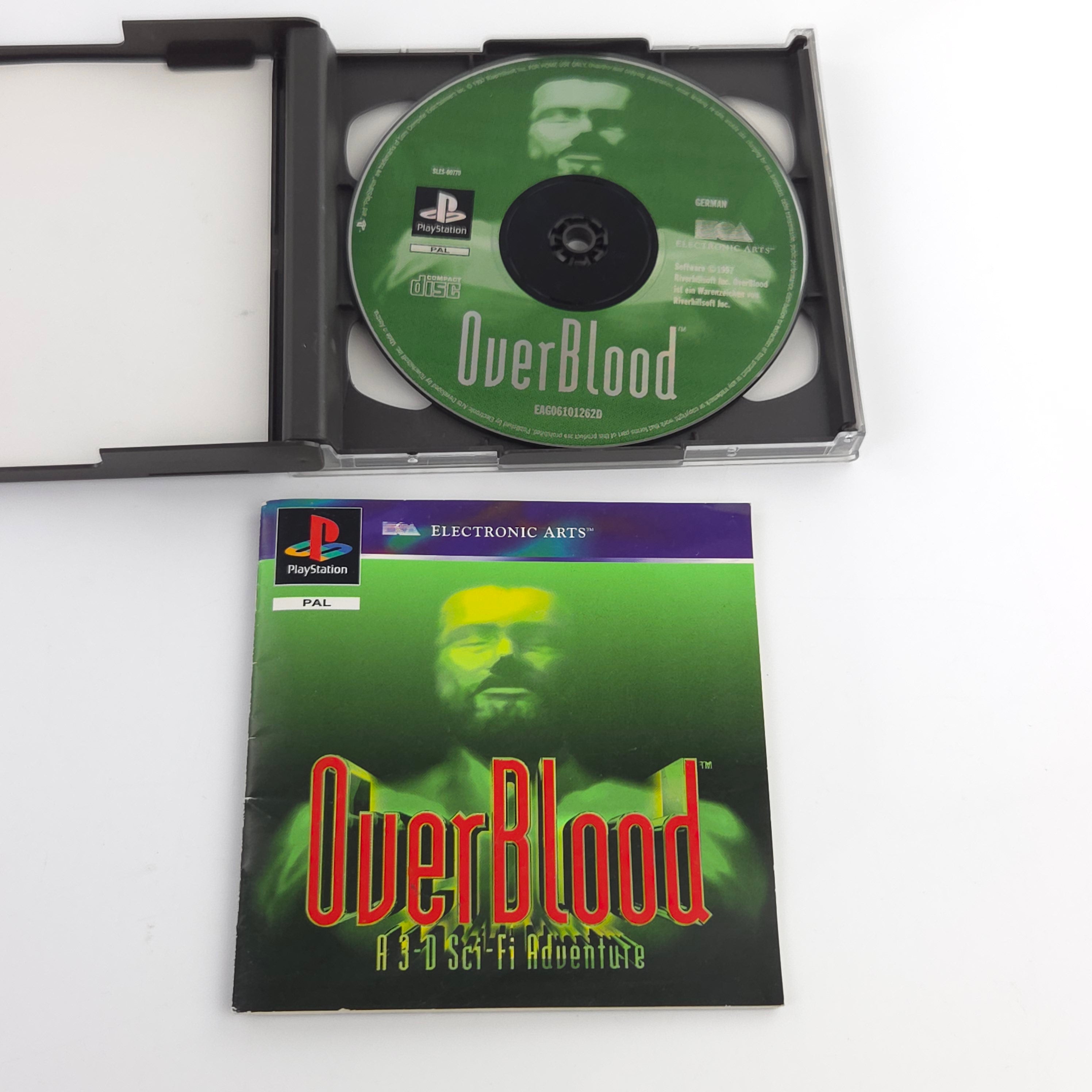 Playstation 1 Spiel – Over Blood 3D Sci-Fi Adventure (PAL)