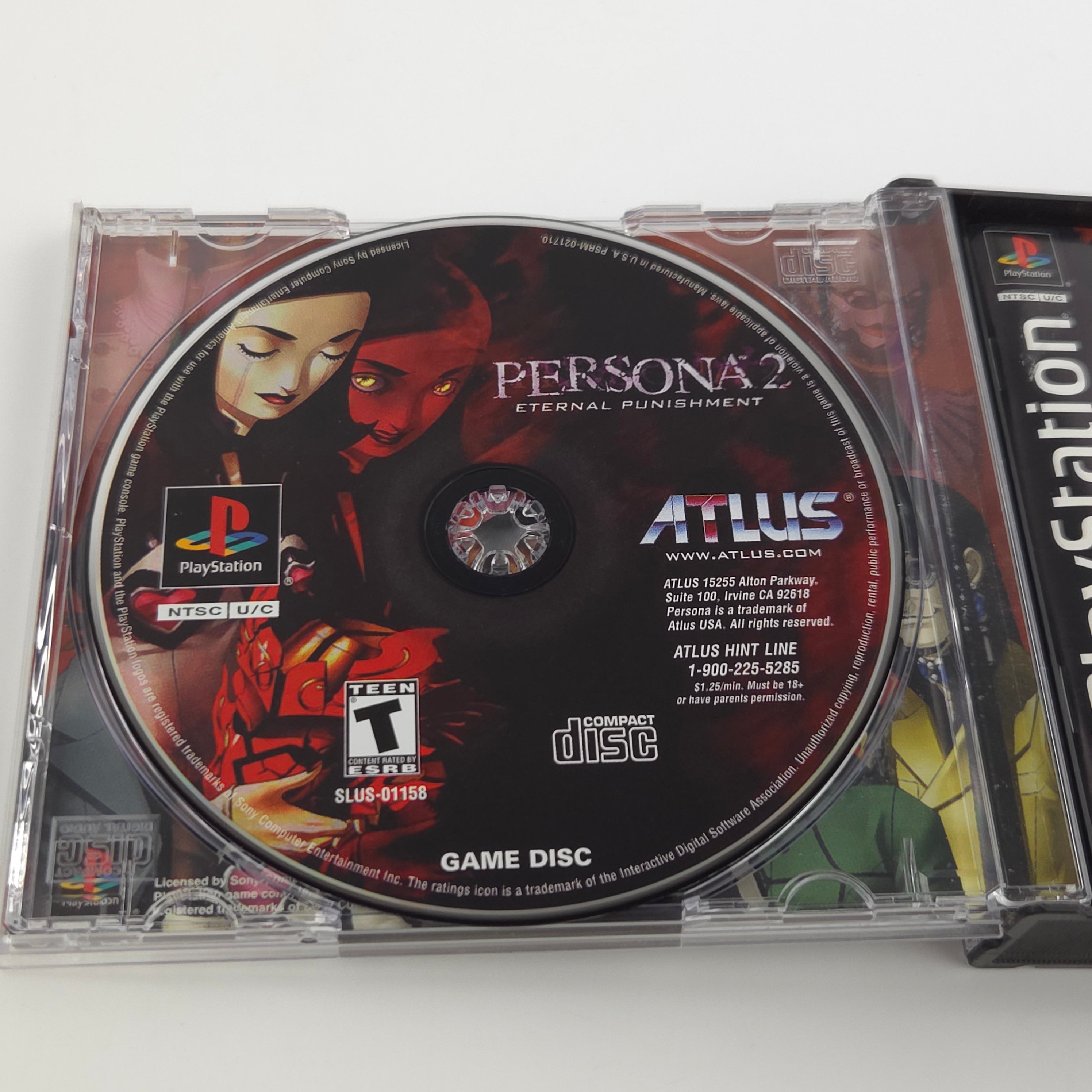 Playstation 1 Spiel – Persona 2 Eternal Punishment OVP PS1