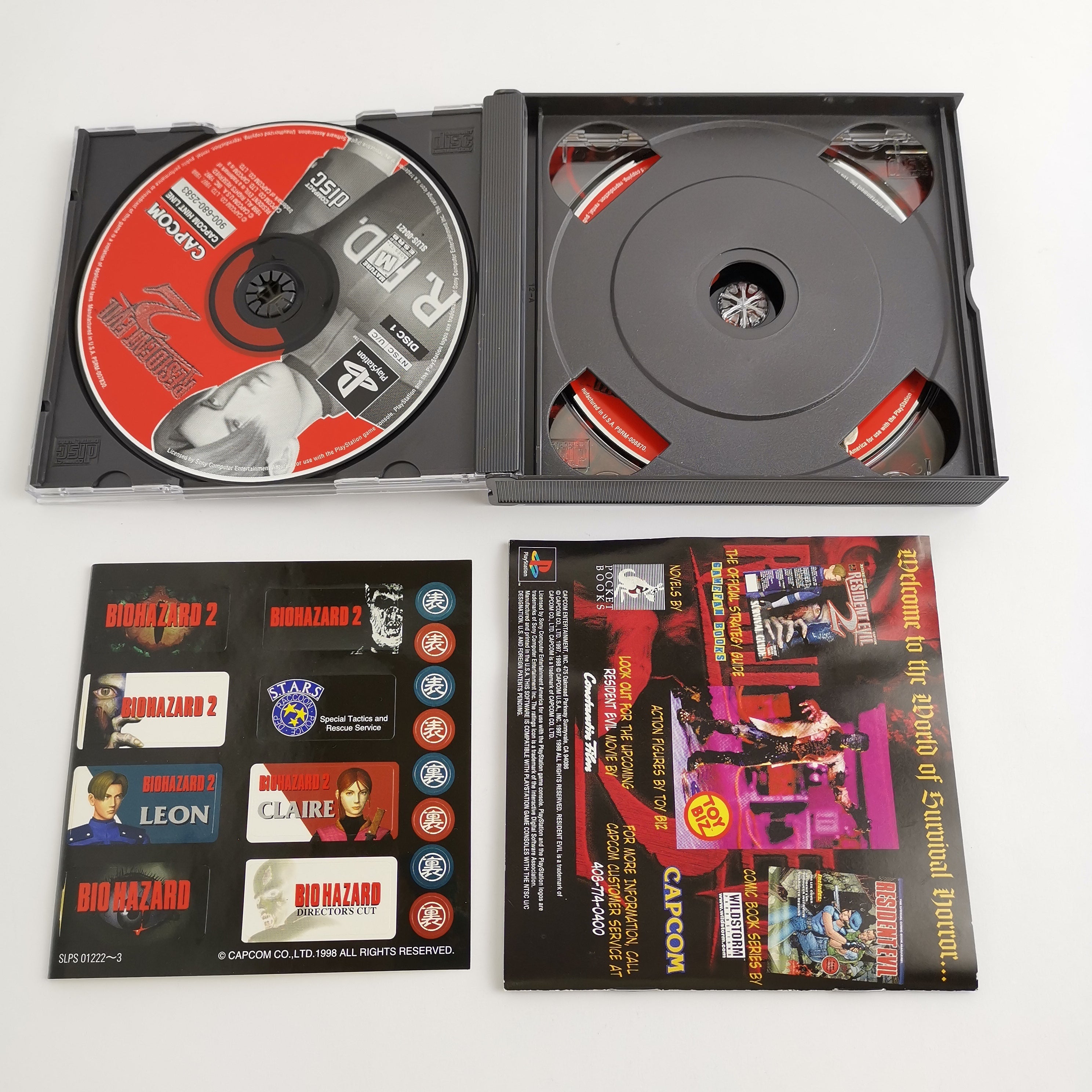 Playstation 1 Spiel – Resident Evil 2 OVP Anleitung PS1 USA