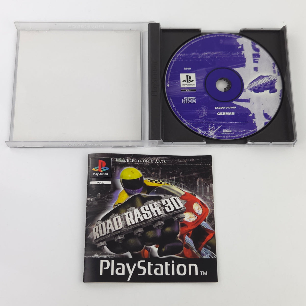 Sony Playstation Spiel Road Rash 3D OVP PAL PS1