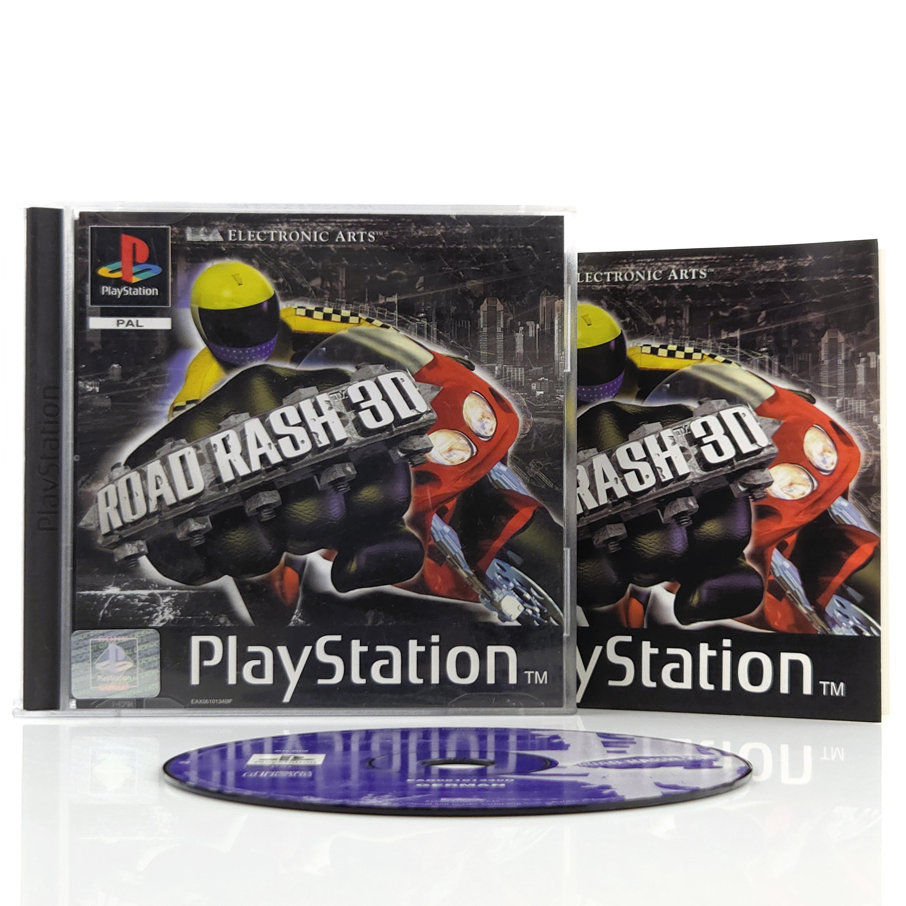 Sony Playstation Spiel Road Rash 3D OVP PAL PS1