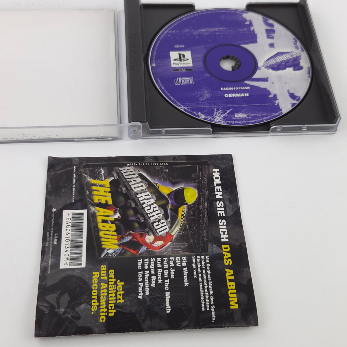 Sony Playstation Spiel Road Rash 3D OVP PAL PS1