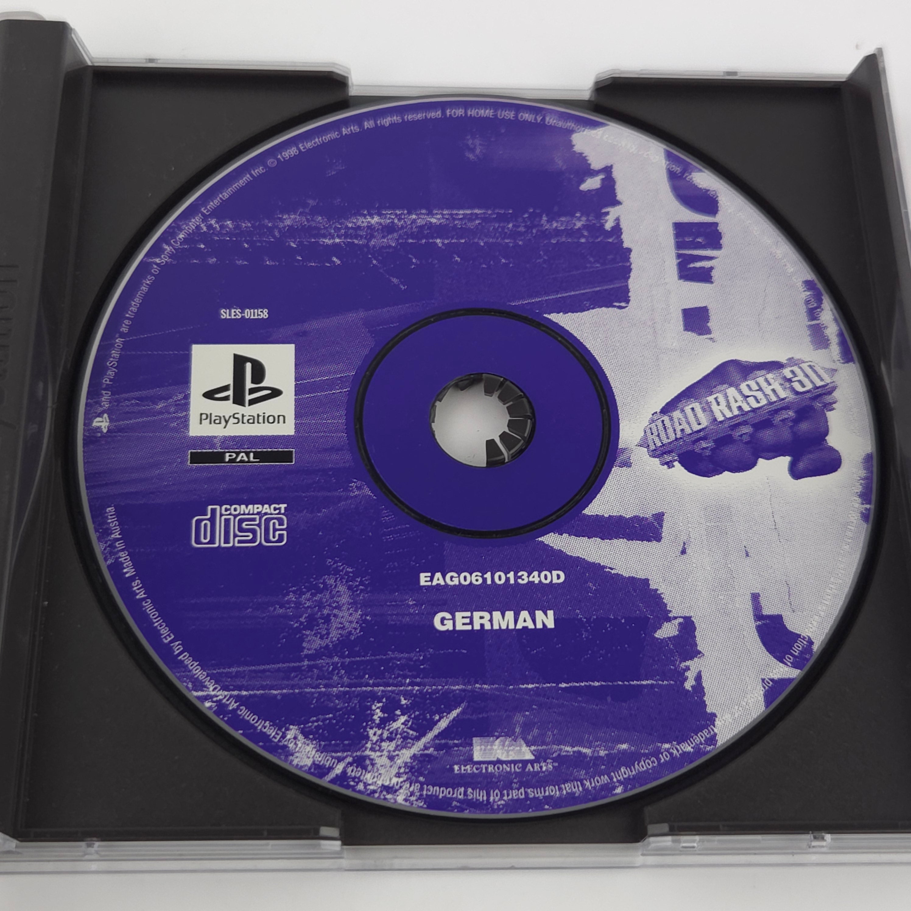 Sony Playstation Spiel Road Rash 3D OVP PAL PS1