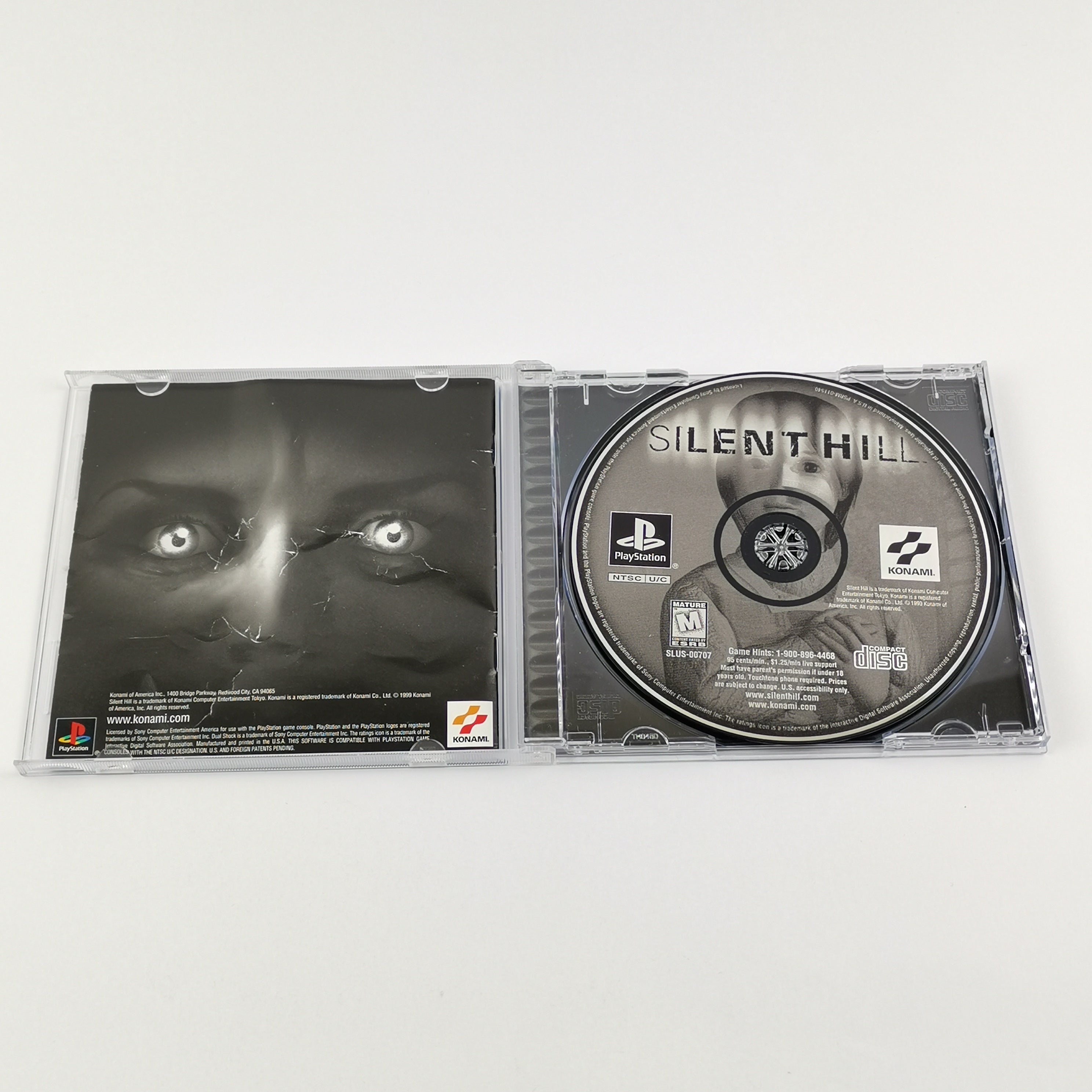 Playstation 1 Spiel – Silent Hill OVP Anleitung NTSC-U/C