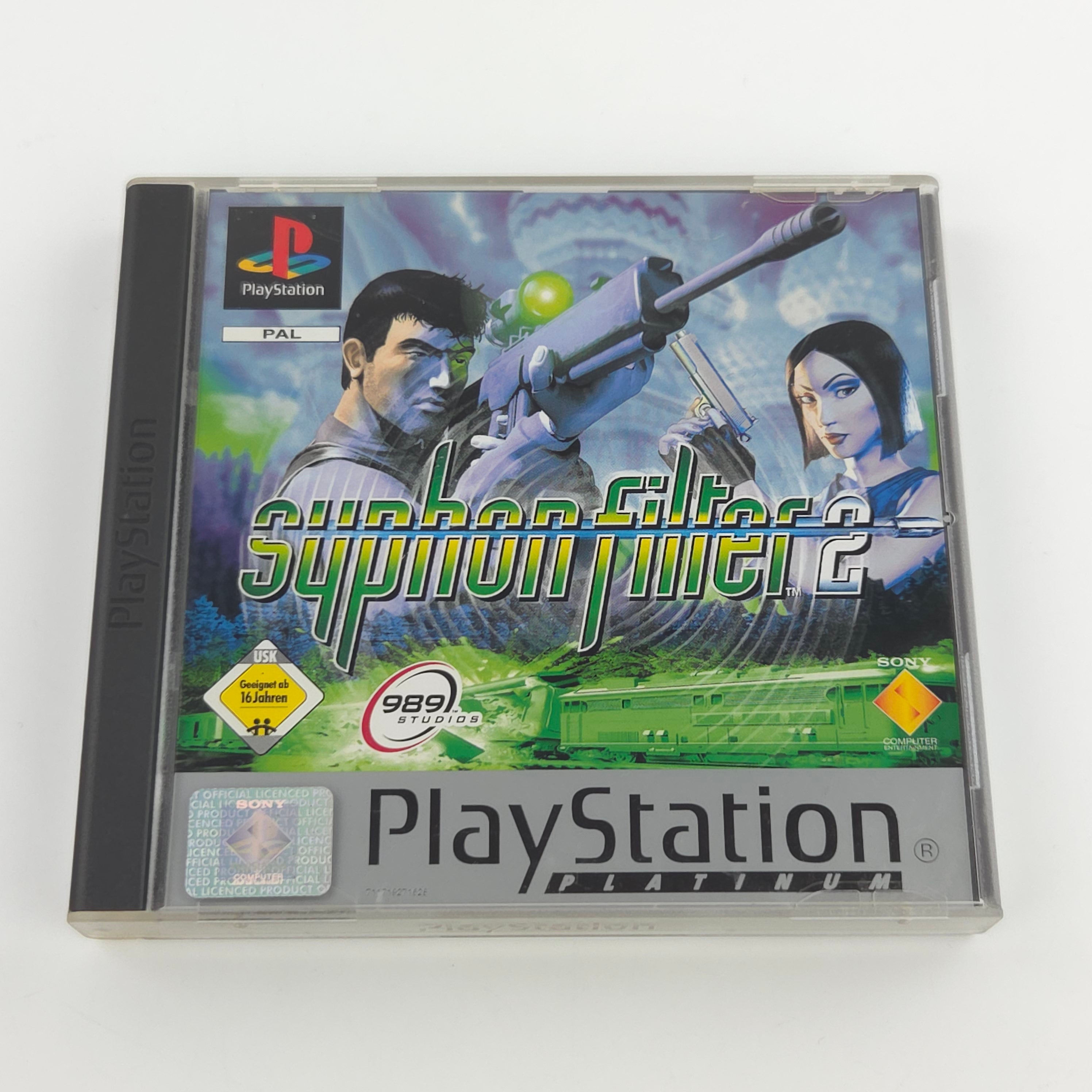 Playstation 1 Spiel – Syphon Filter 2 PS1 PAL OVP