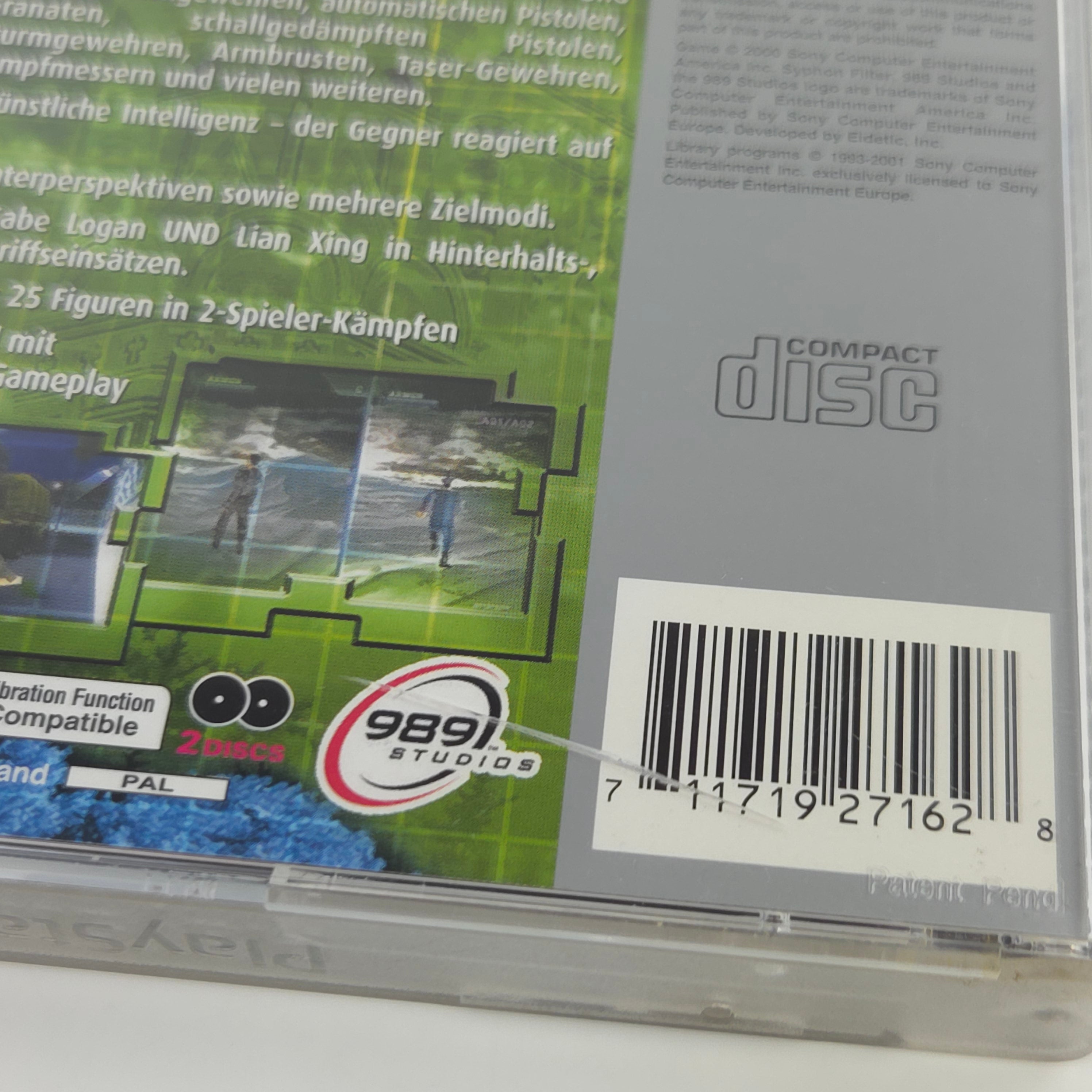 Playstation 1 Spiel – Syphon Filter 2 PS1 PAL OVP