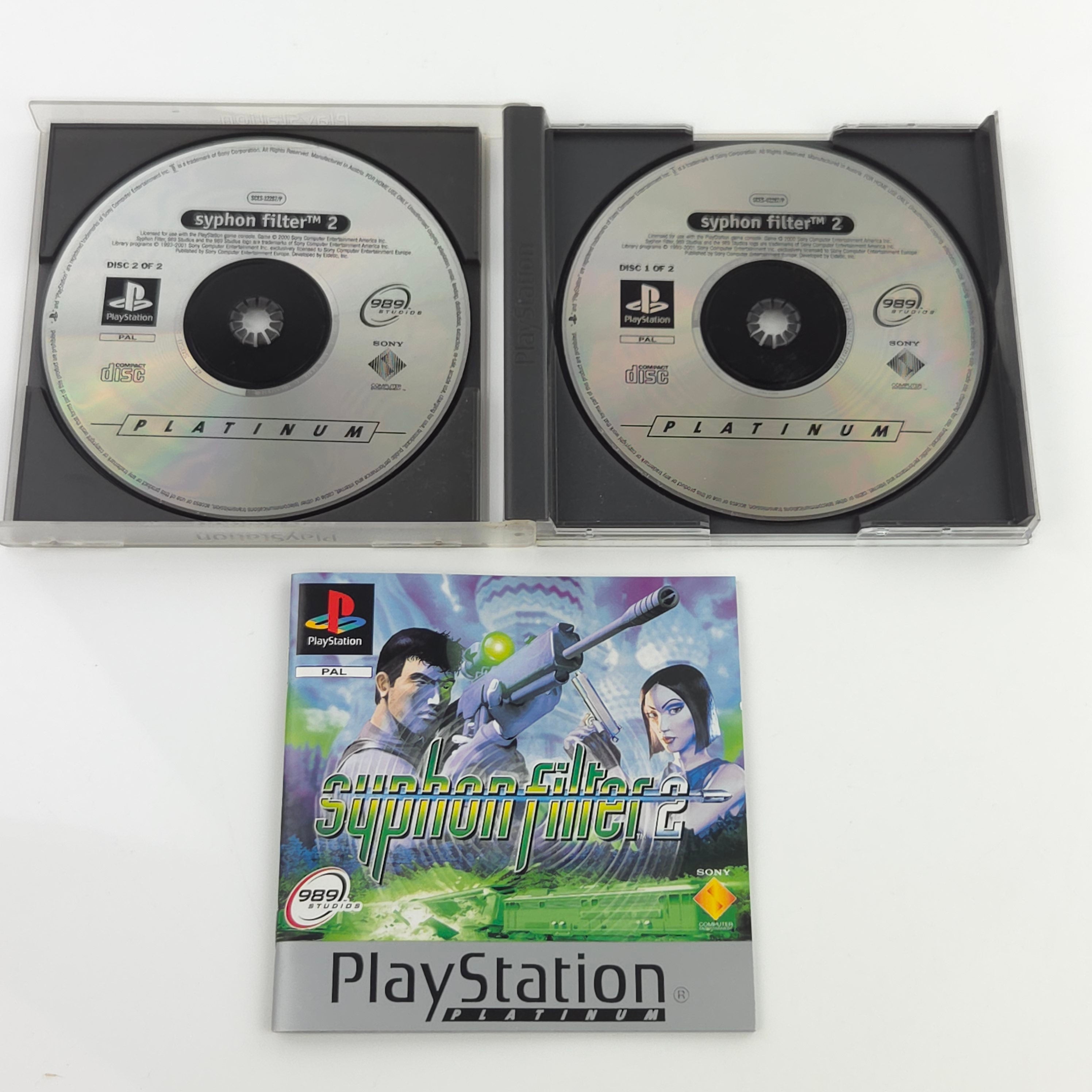 Playstation 1 Spiel – Syphon Filter 2 PS1 PAL OVP