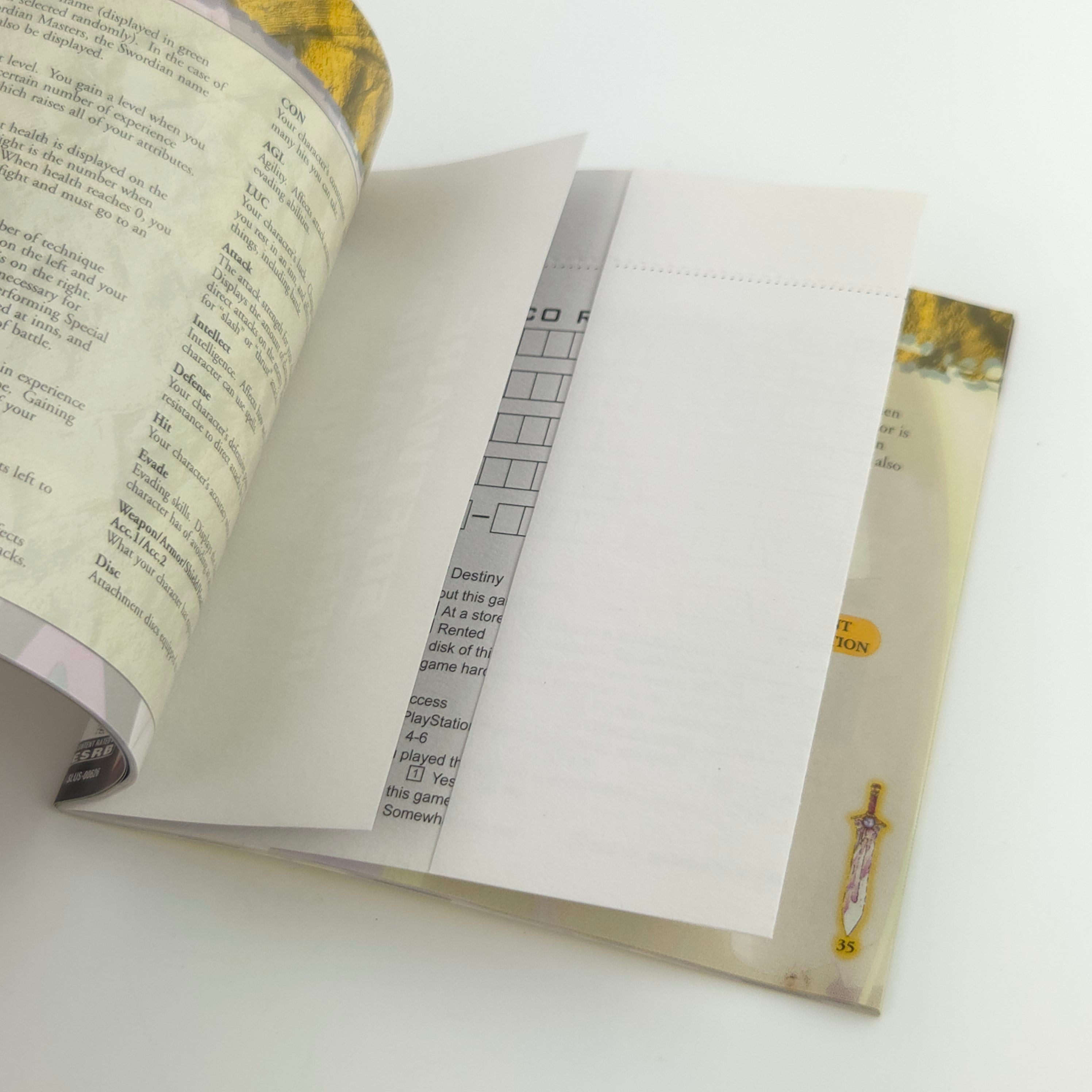 Playstation 1 Spiel – Tales of Destiny (NTSC-U/C OVP)