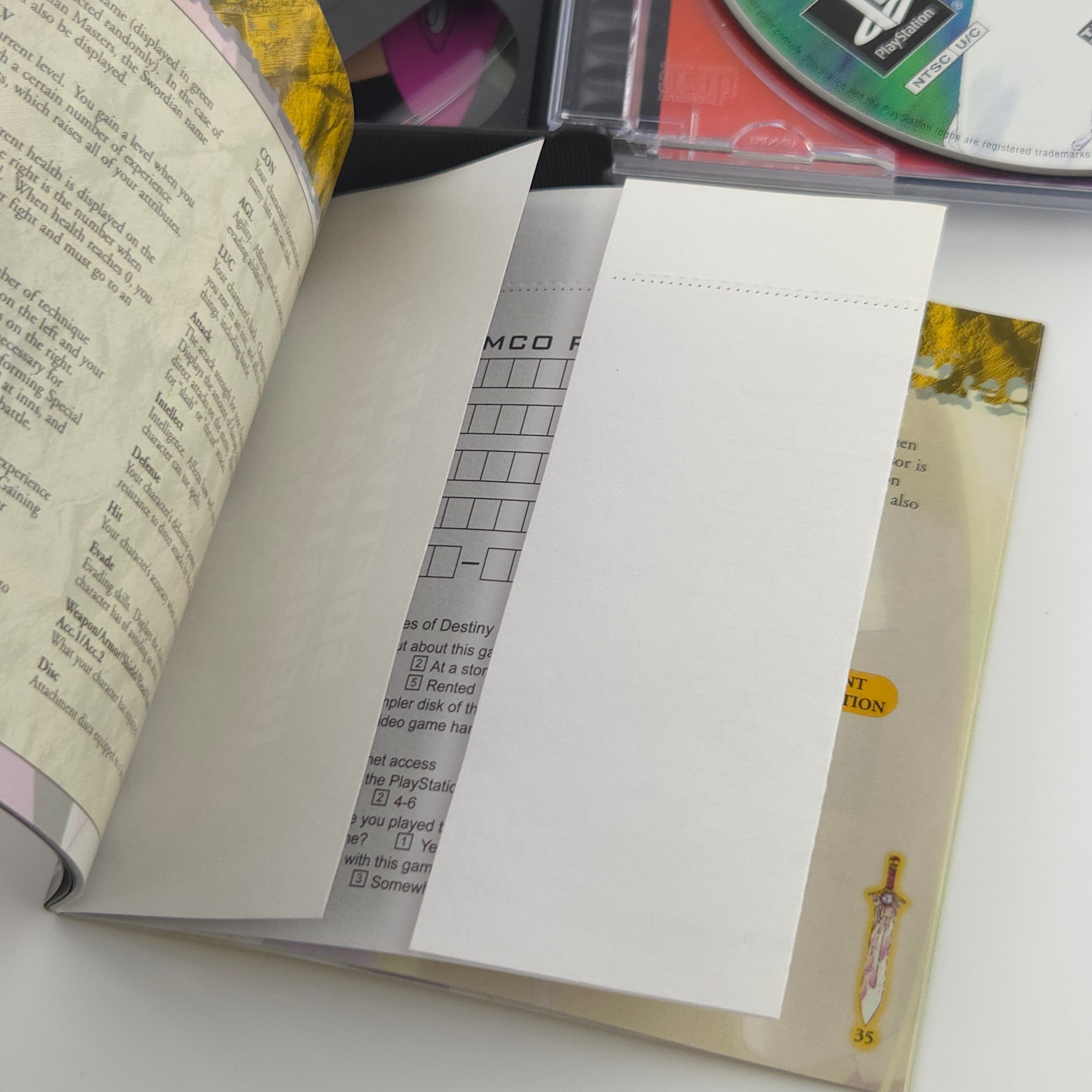 Playstation 1 Spiel – Tales of Destiny (NTSC-U/C OVP)