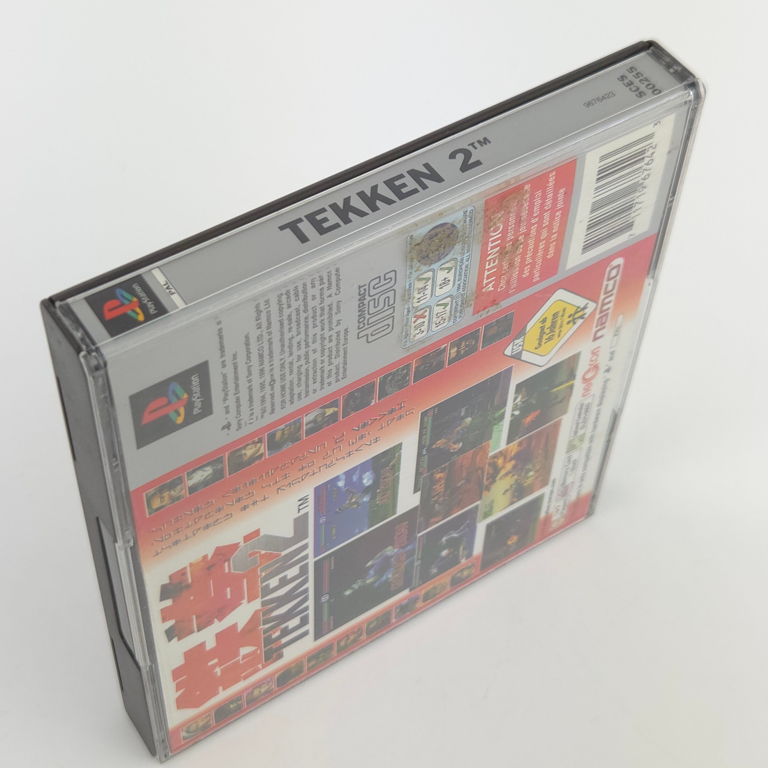 Sony Playstation 1 Spiel Tekken 2 Point Blank Demo OVP PAL
