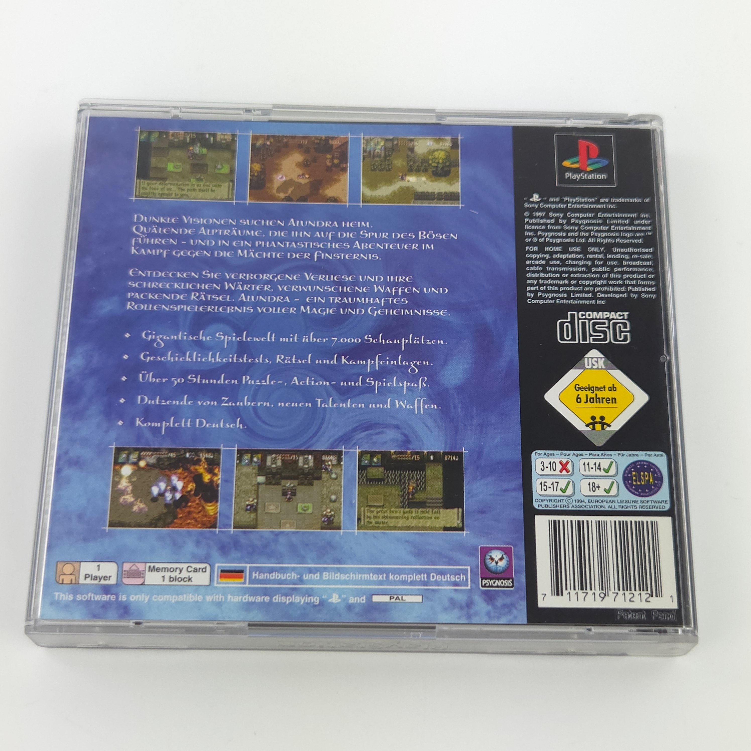 Playstation 1 Spiel – The Adventures of Alundra (PAL OVP)