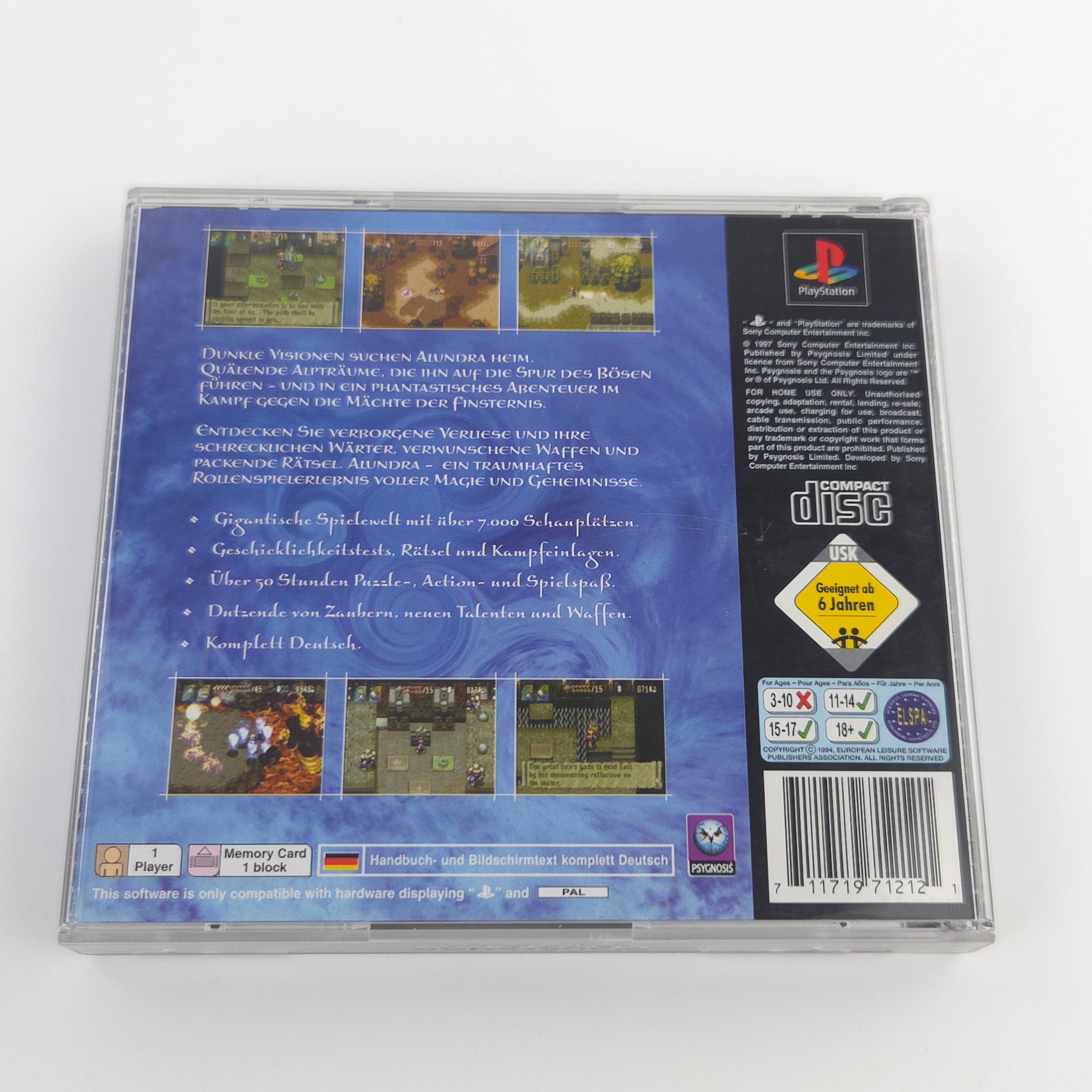 Playstation 1 Spiel – The Adventures of Alundra (OVP PAL)