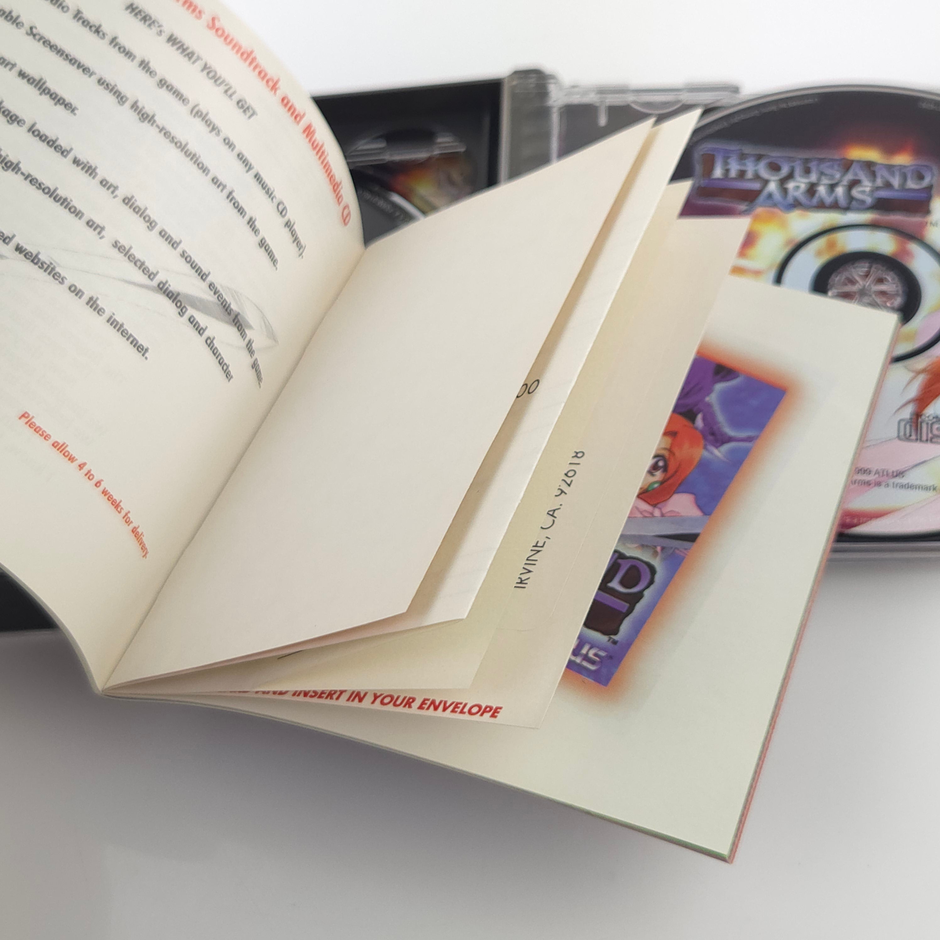 Playstation 1 Spiel – Thousand Arms (NTSC-USA OVP)