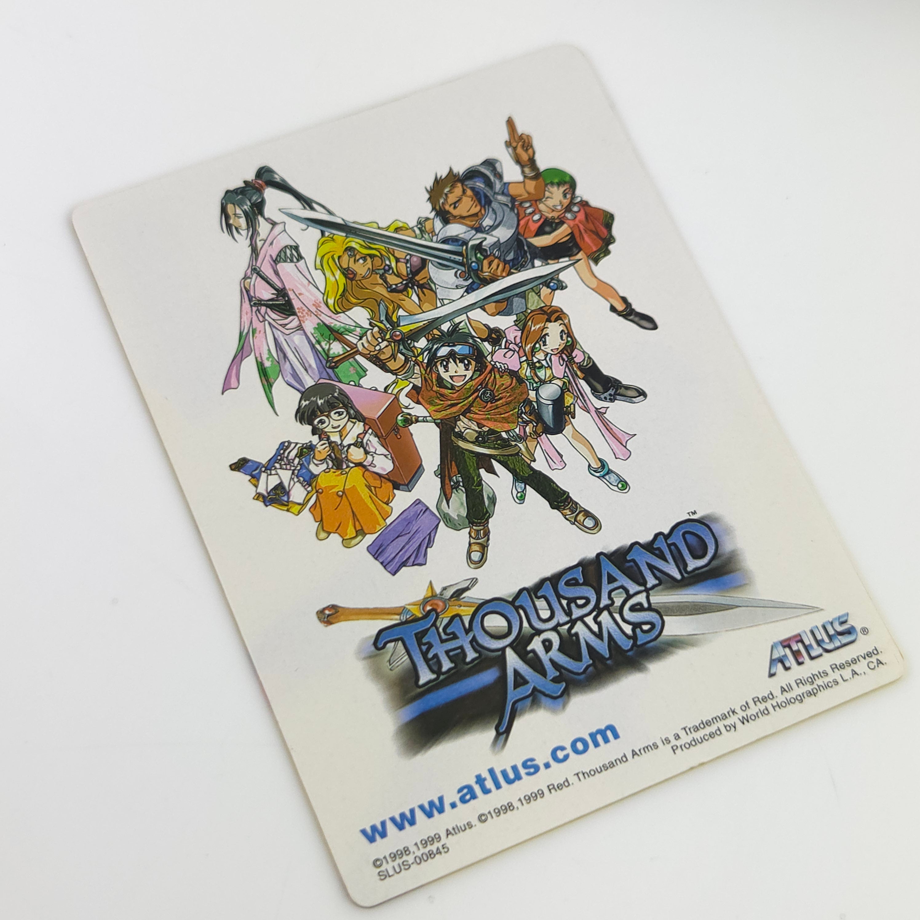 Playstation 1 Spiel – Thousand Arms (NTSC-USA OVP)