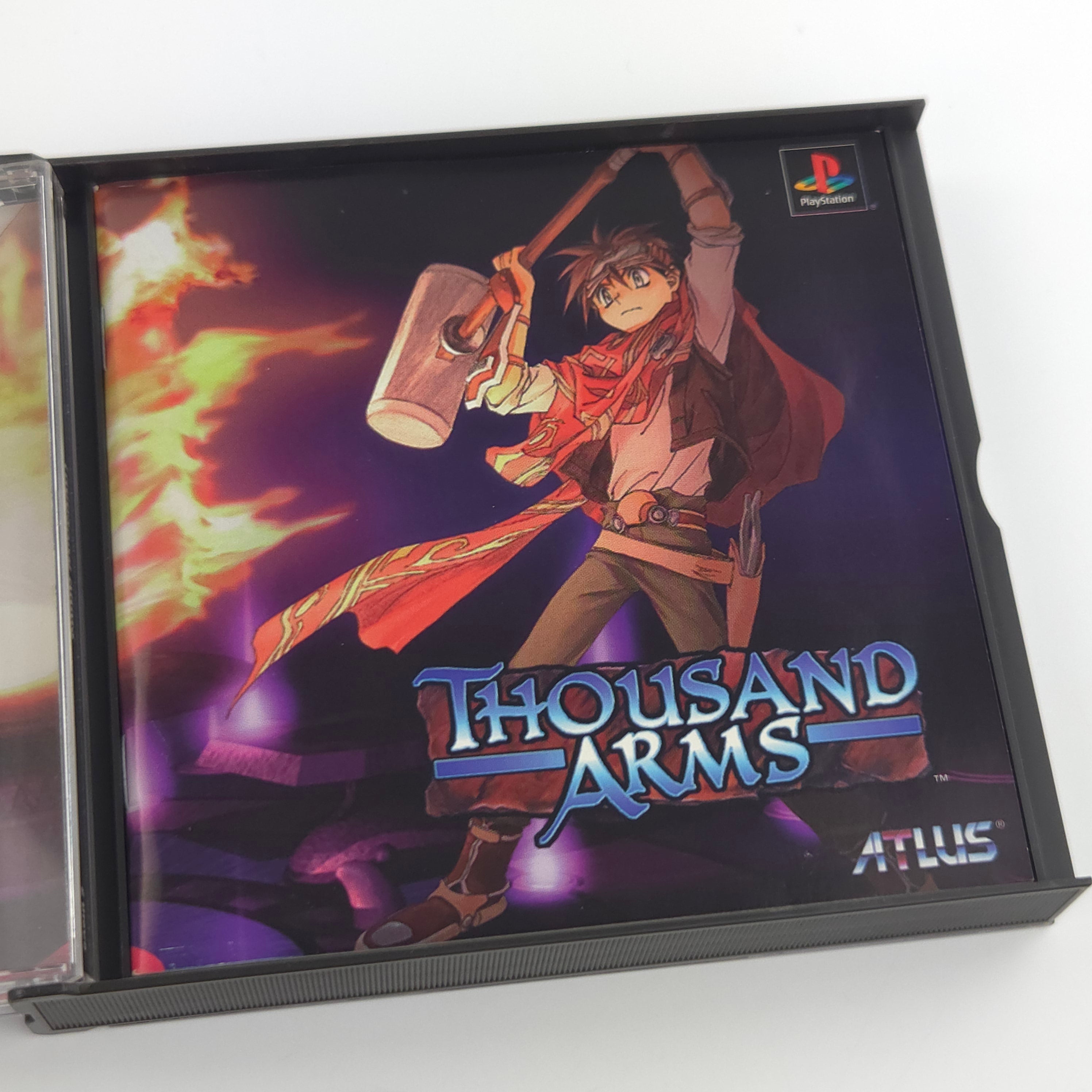 Playstation 1 Spiel – Thousand Arms (NTSC-USA OVP)