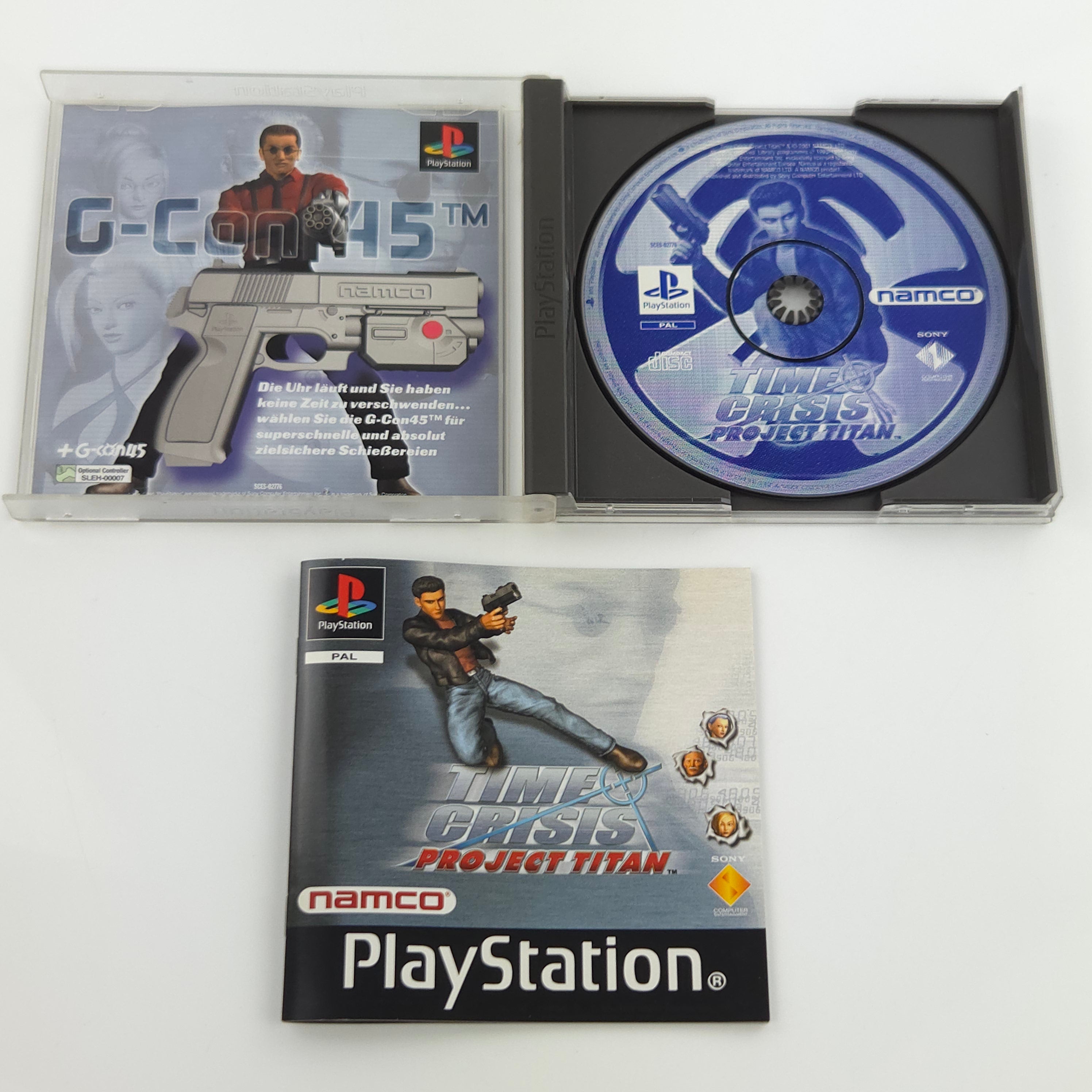 Playstation 1 Spiel – Time Crisis Project Titan (PS1 PAL)