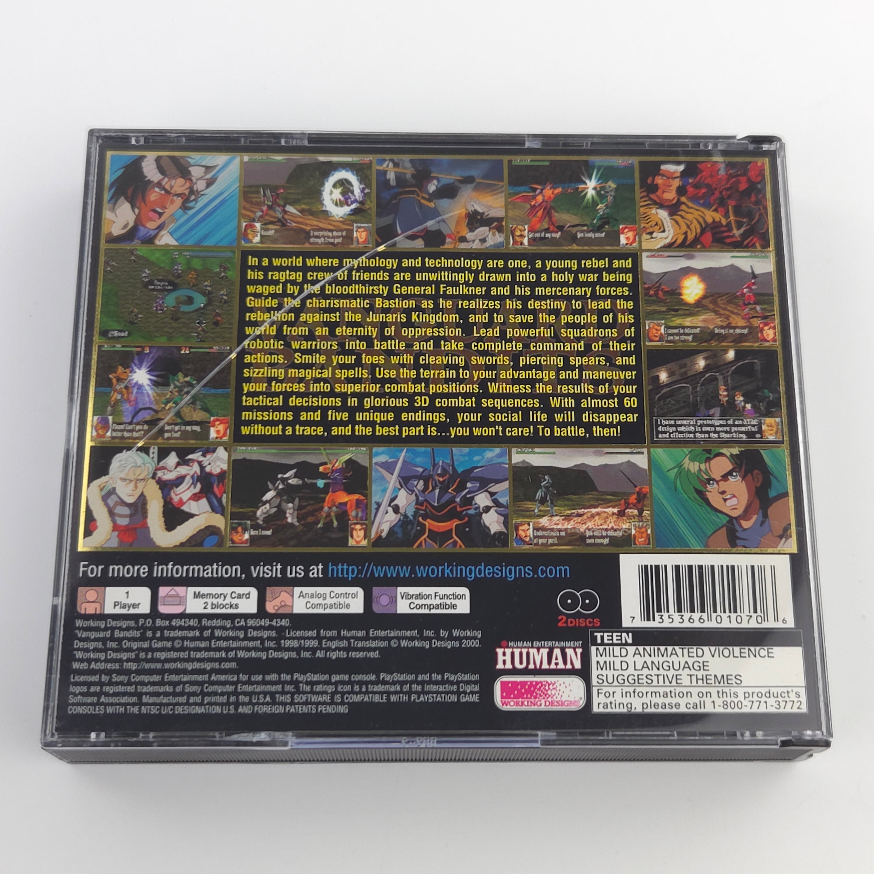 Playstation 1 Spiel – Vanguard Bandits (NTSC-U/C OVP)