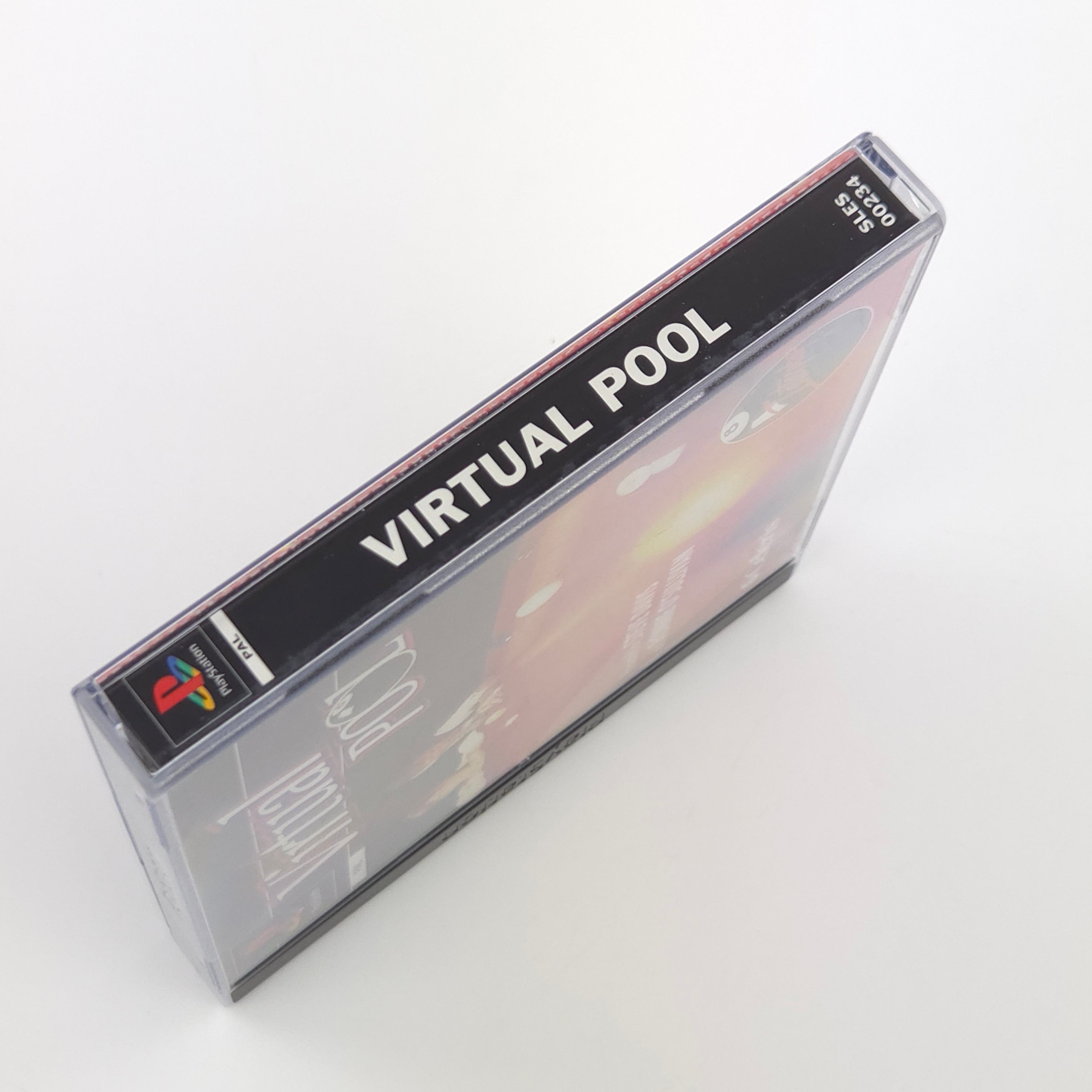 PlayStation 1 Spiel – Virtual Pool (OVP PAL Anleitung)