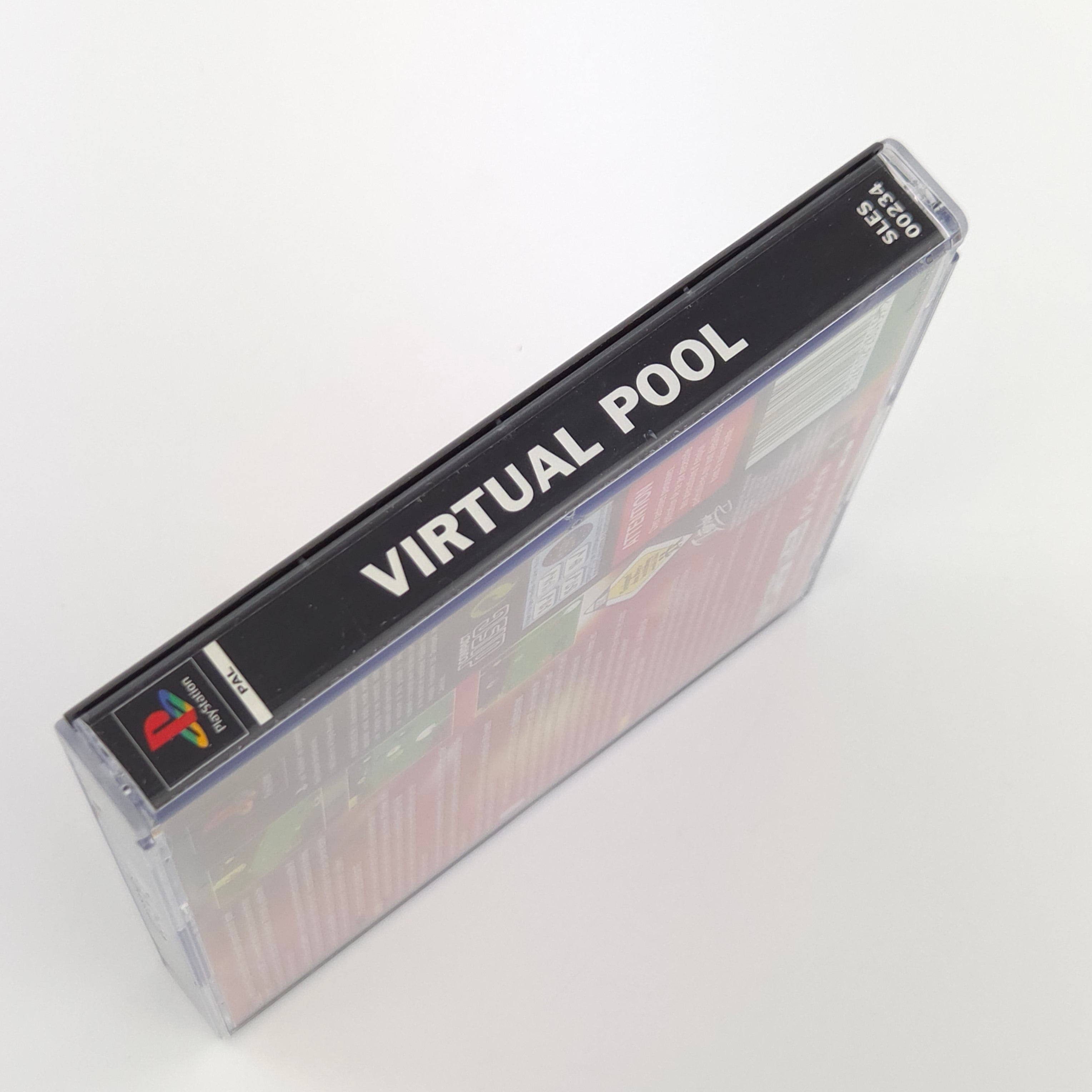 PlayStation 1 Spiel – Virtual Pool (OVP PAL Anleitung)