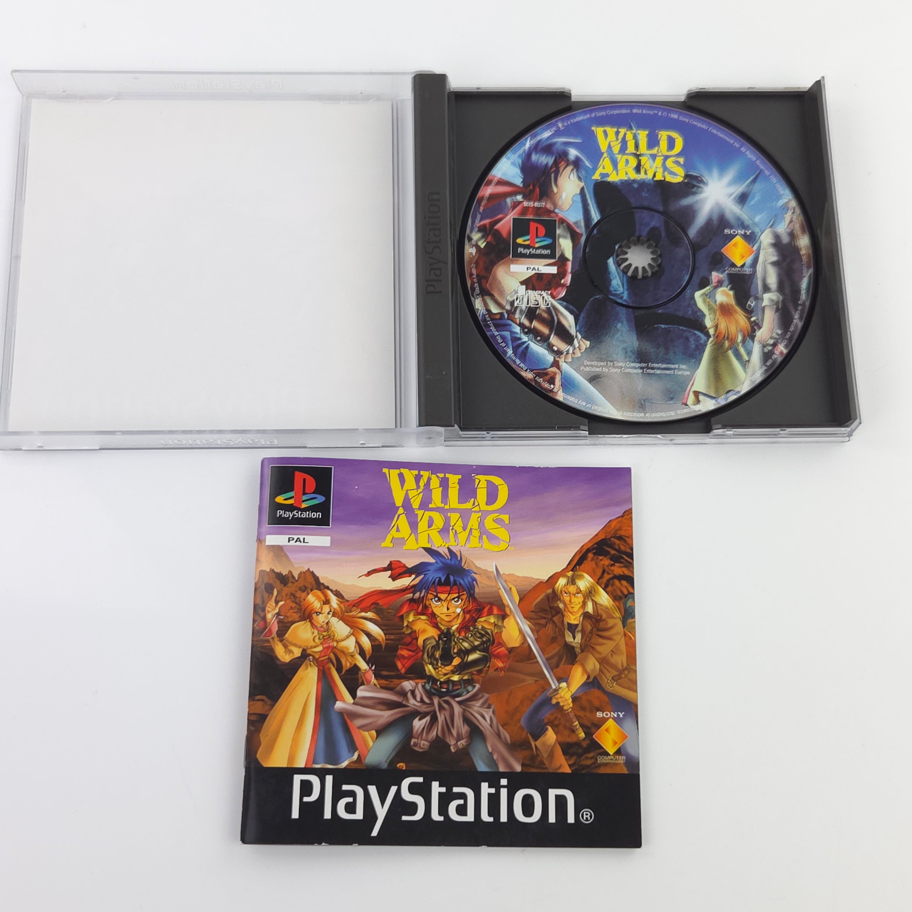 Playstation 1 Spiel – Wild Arms (PS1 OVP PAL)
