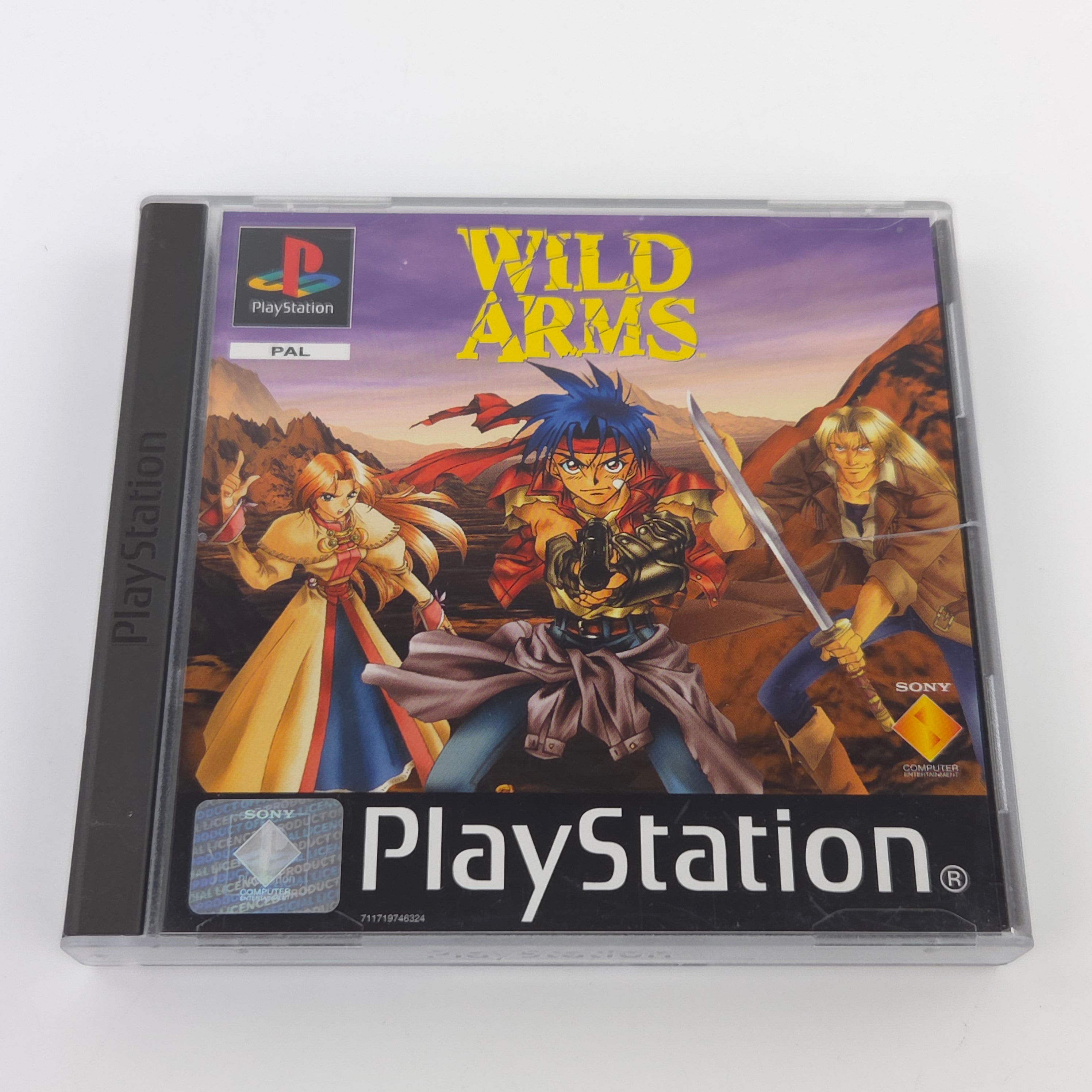Playstation 1 Spiel – Wild Arms (PS1 OVP PAL)