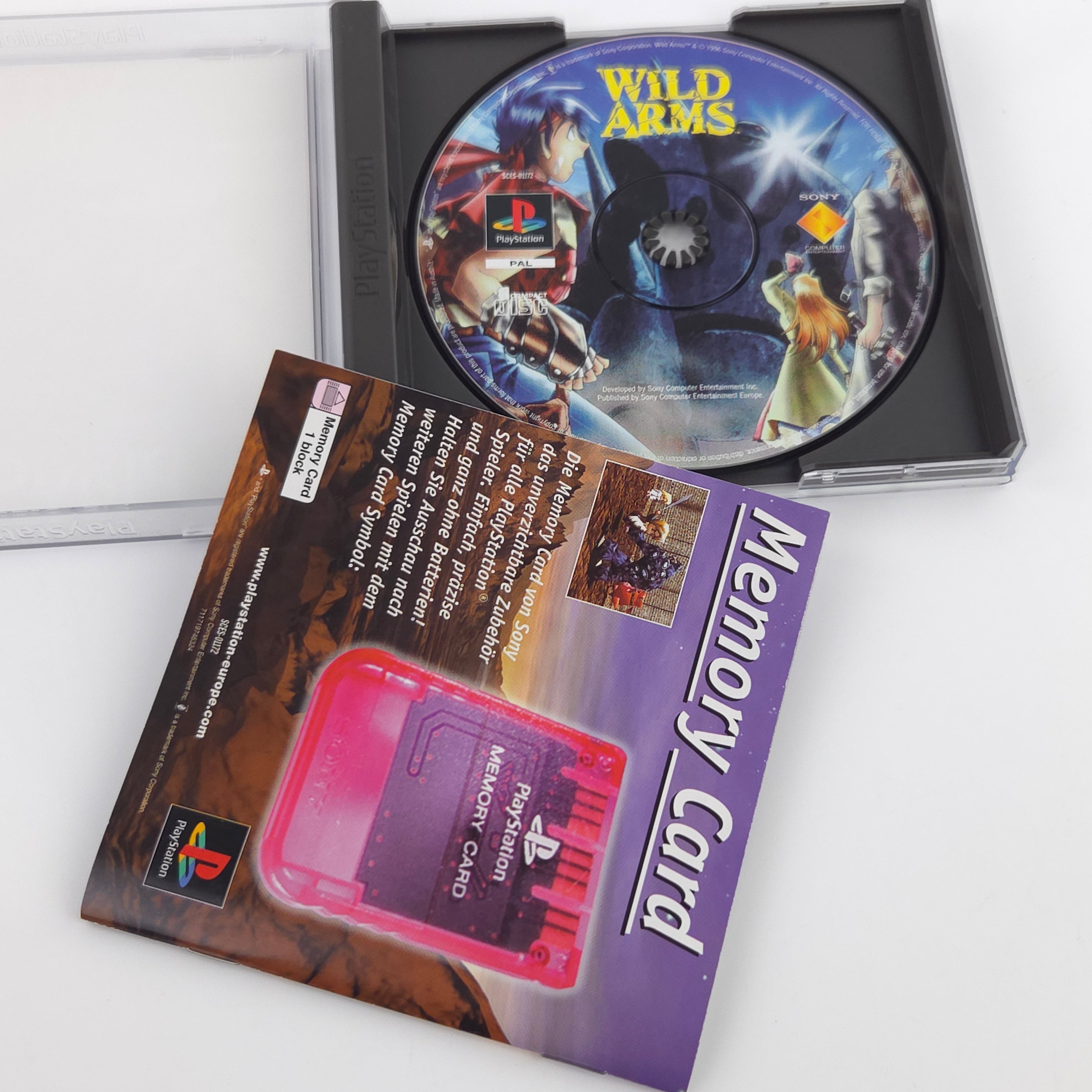 Playstation 1 Spiel – Wild Arms (PS1 OVP PAL)