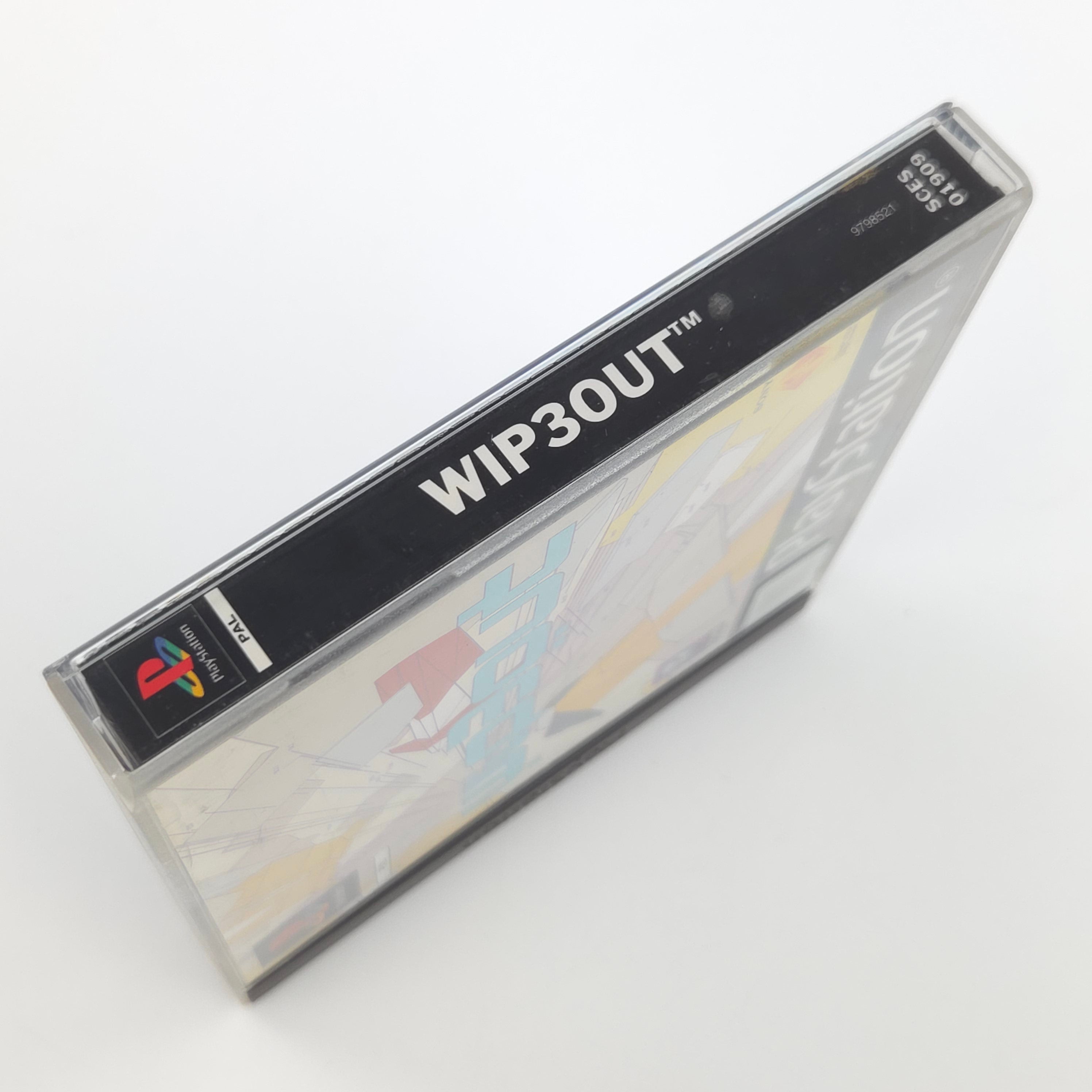 Playstation 1 Spiel – Wipeout PS1 PAL OVP Anleitung