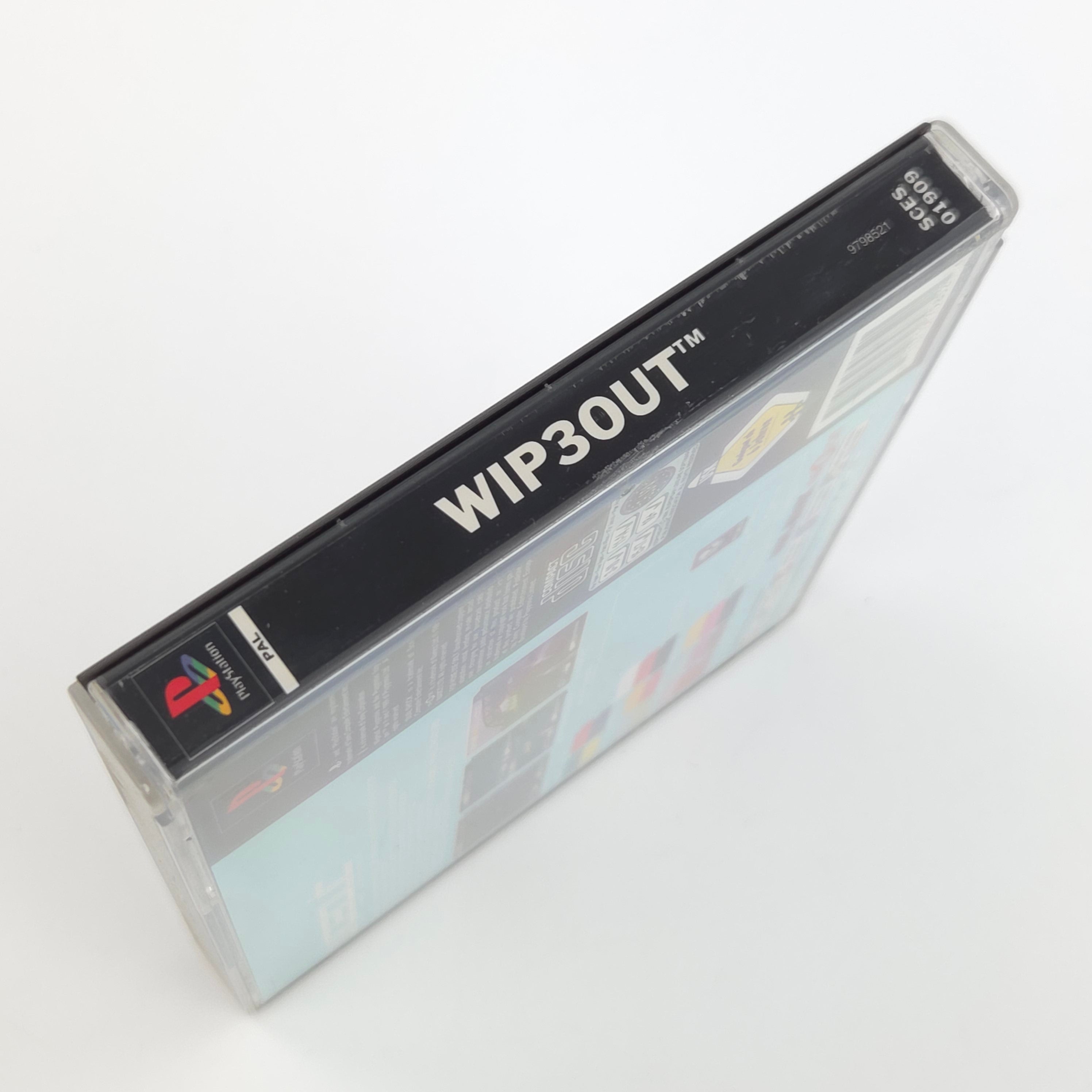 Playstation 1 Spiel – Wipeout PS1 PAL OVP Anleitung