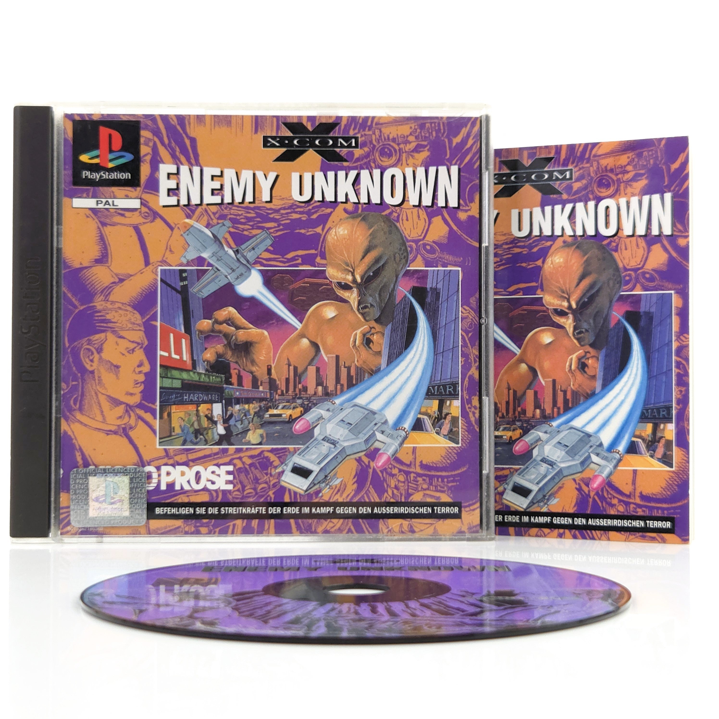 Sony Playstation 1 Spiel X-COM Enemy Unknown PS1 OVP PAL
