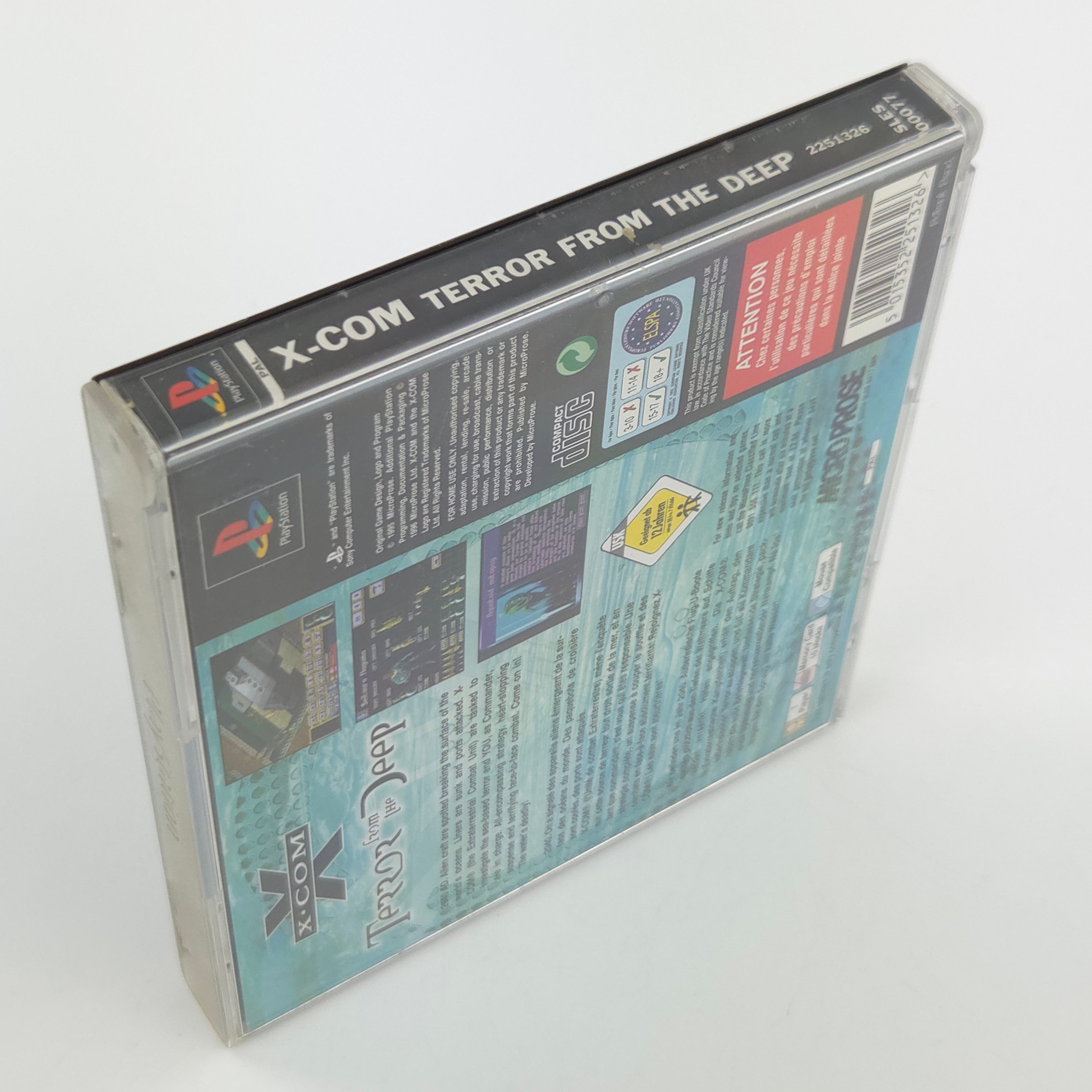 Playstation 1 Spiel X-COM Terror from the Deep PS1 OVP
