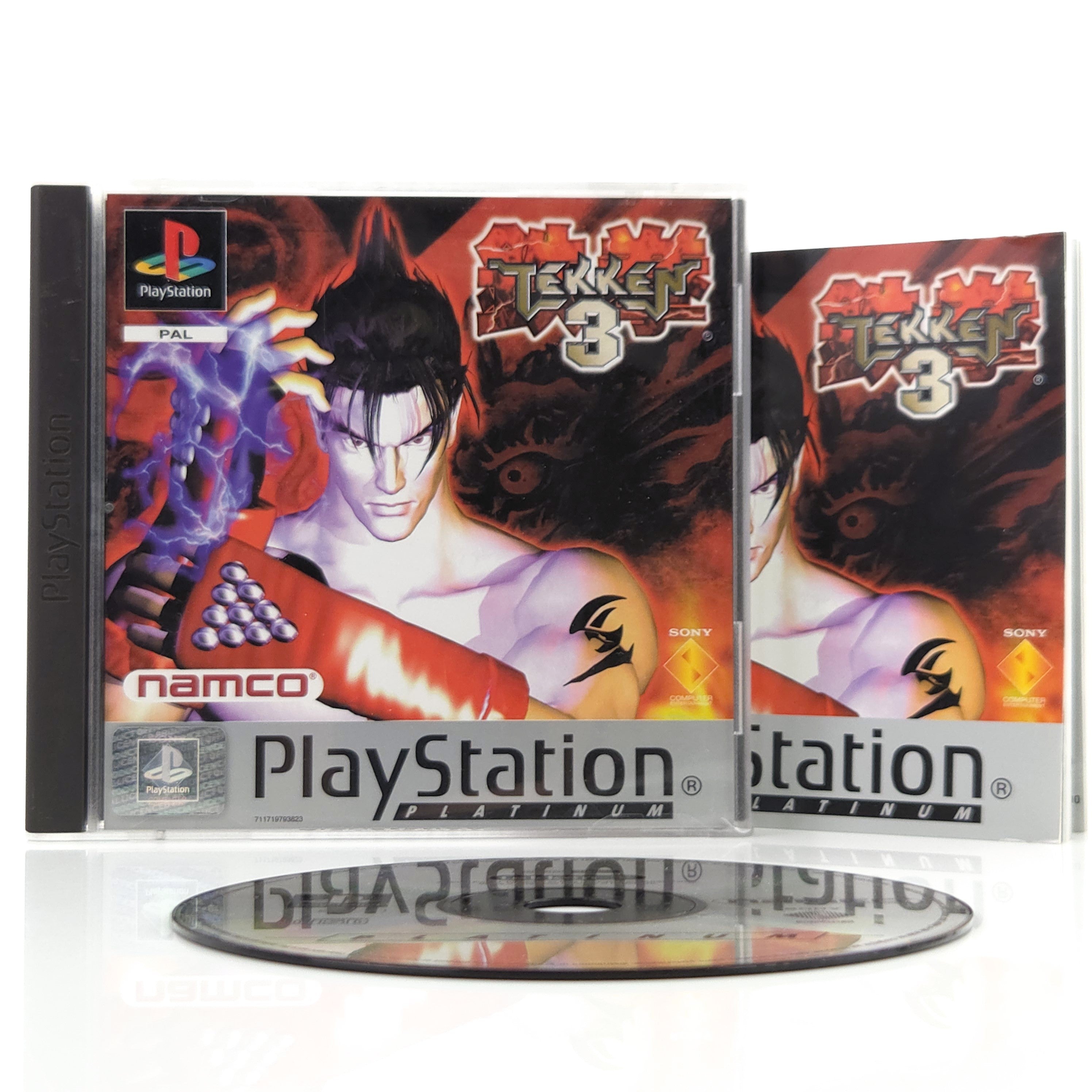 Playstation 1 Spiel Tekken 3 PS1 Platinum OVP PAL EUR
