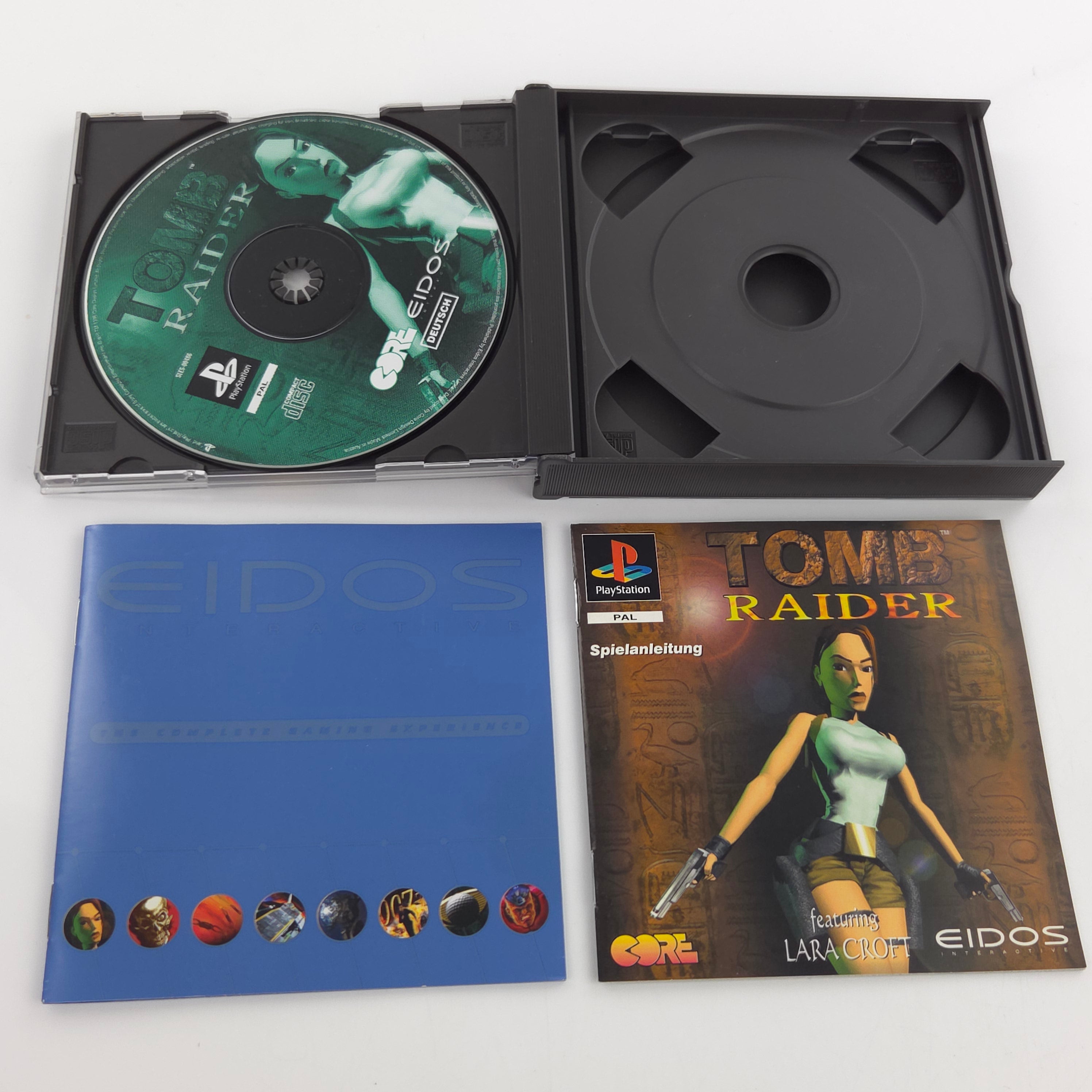 Playstation 1 Spiel Tomb Raider PS1 OVP EIDOS PAL DE