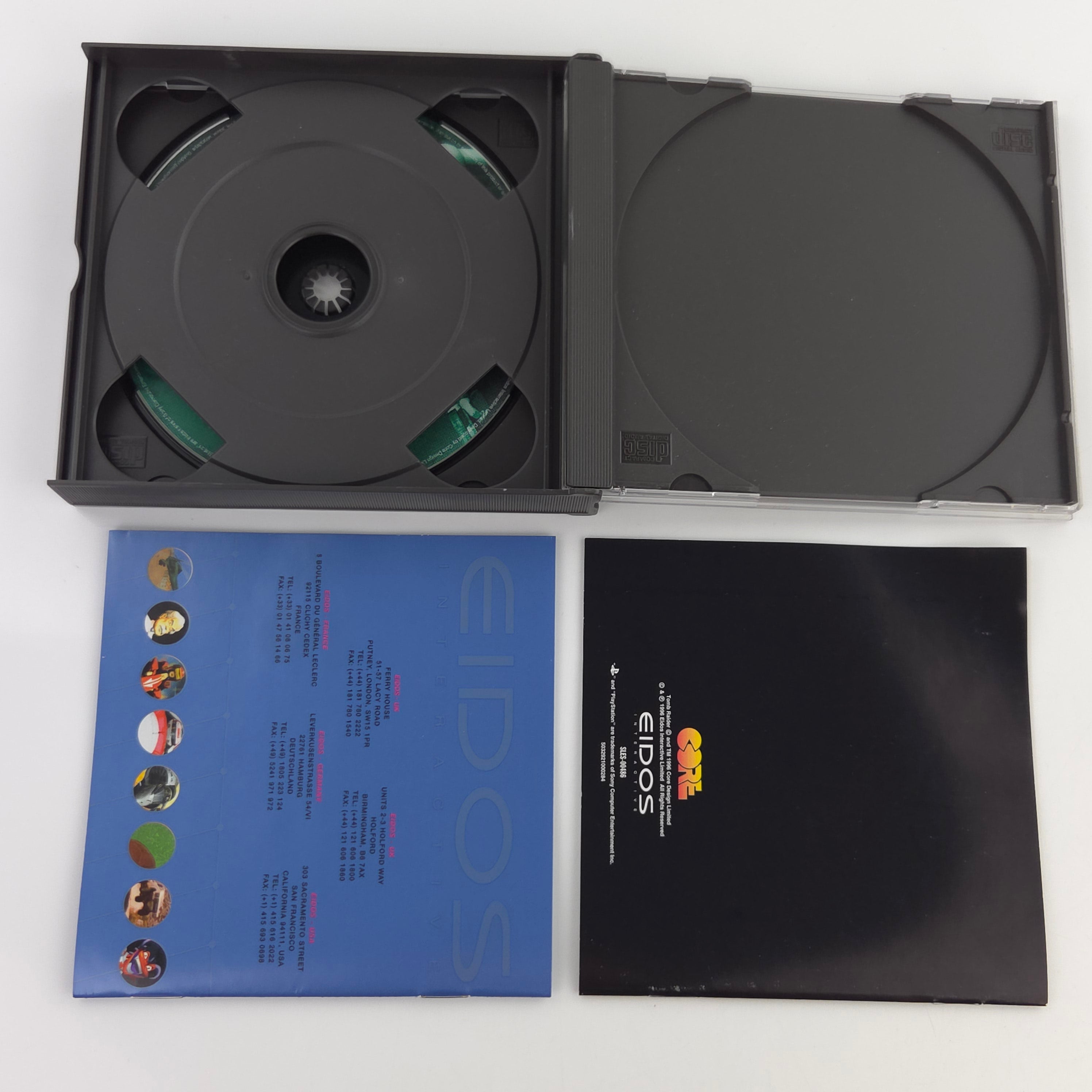 Playstation 1 Spiel Tomb Raider PS1 OVP EIDOS PAL DE