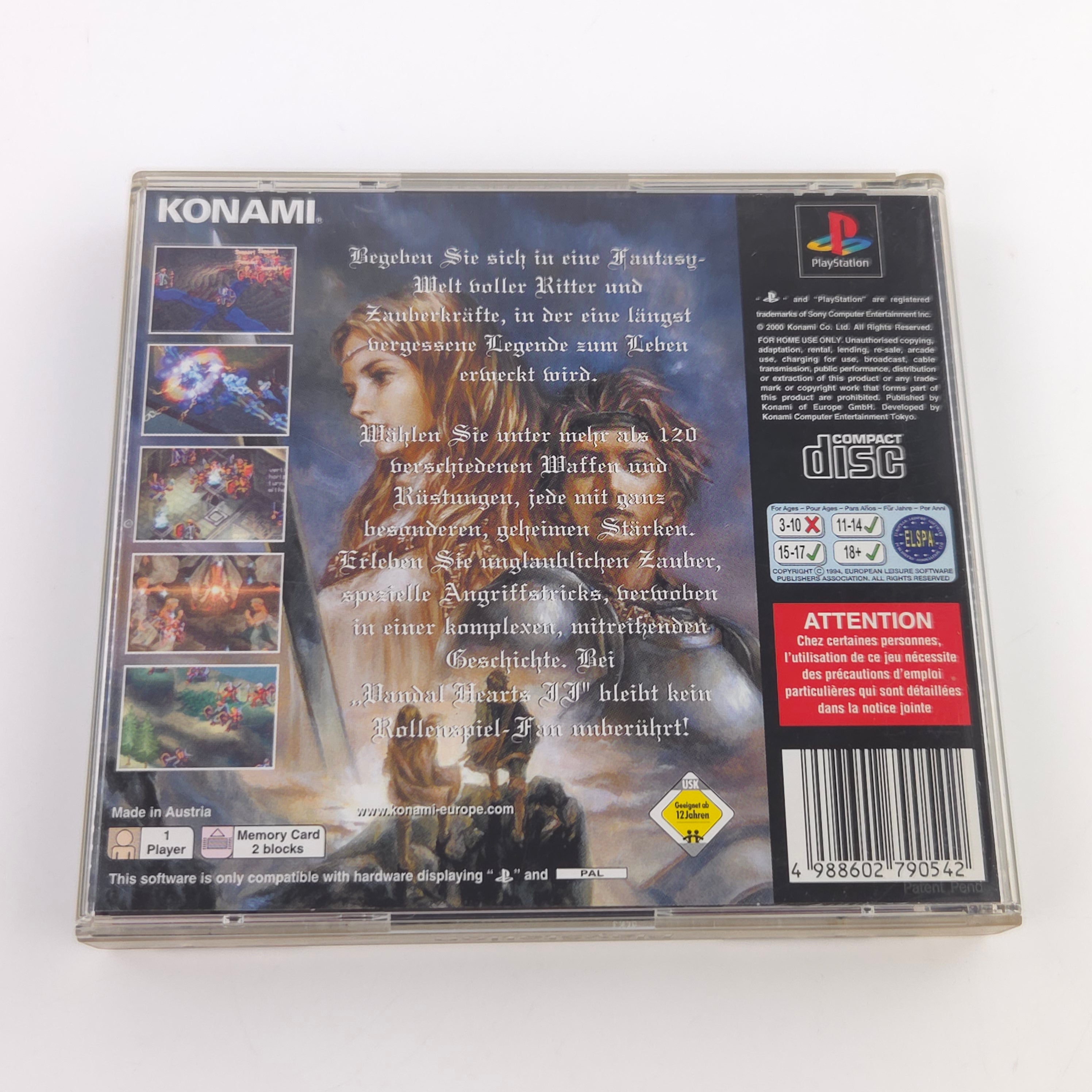 PlayStation Spiel – Vandal Hearts II + Suikoden II (PAL)