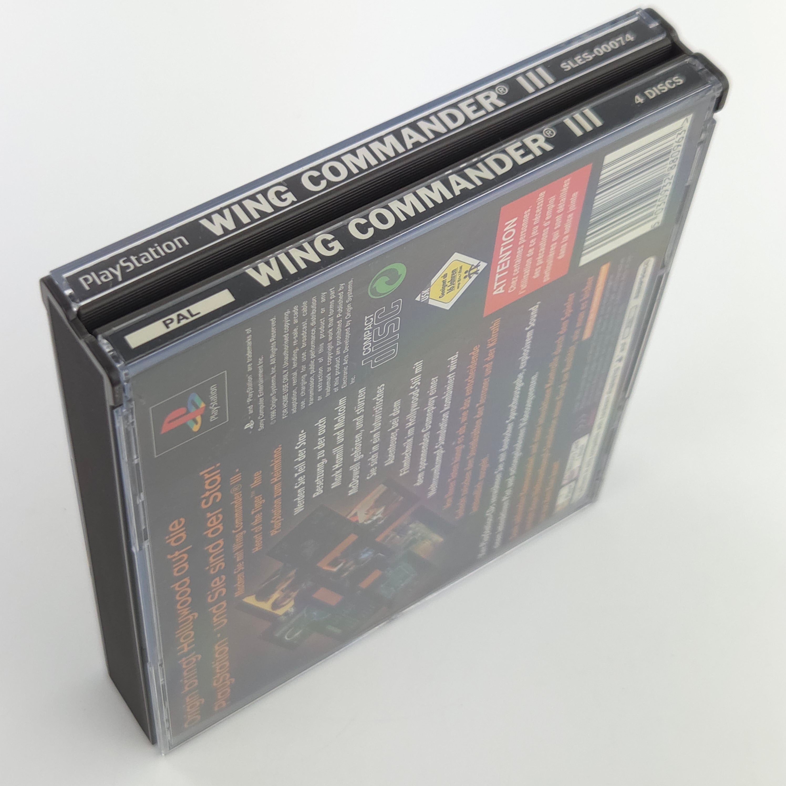 Sony Playstation Spiel Wing Commander III PS1 OVP PAL DE
