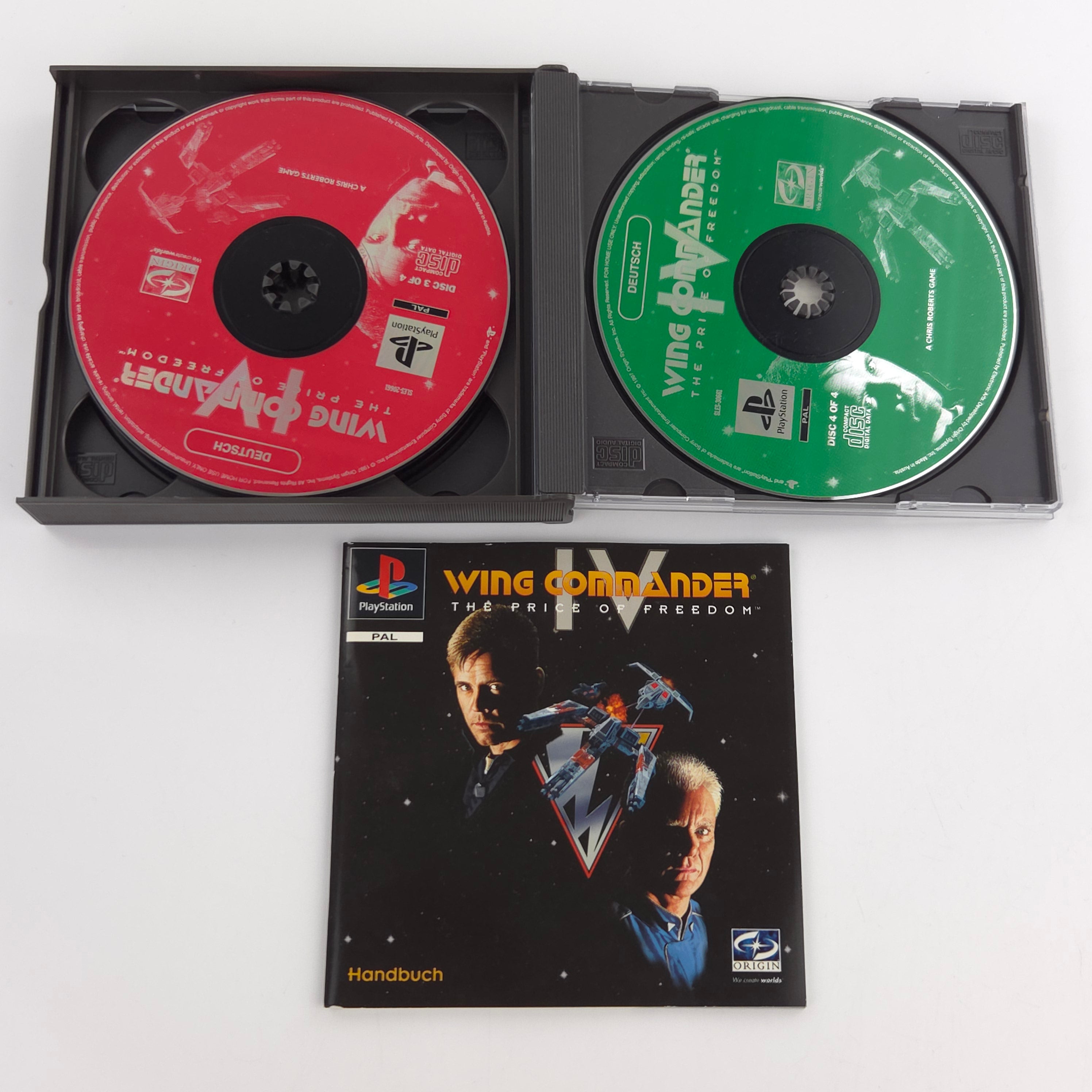 Playstation 1 Spiel Wing Commander IV PS1 OVP PAL DE