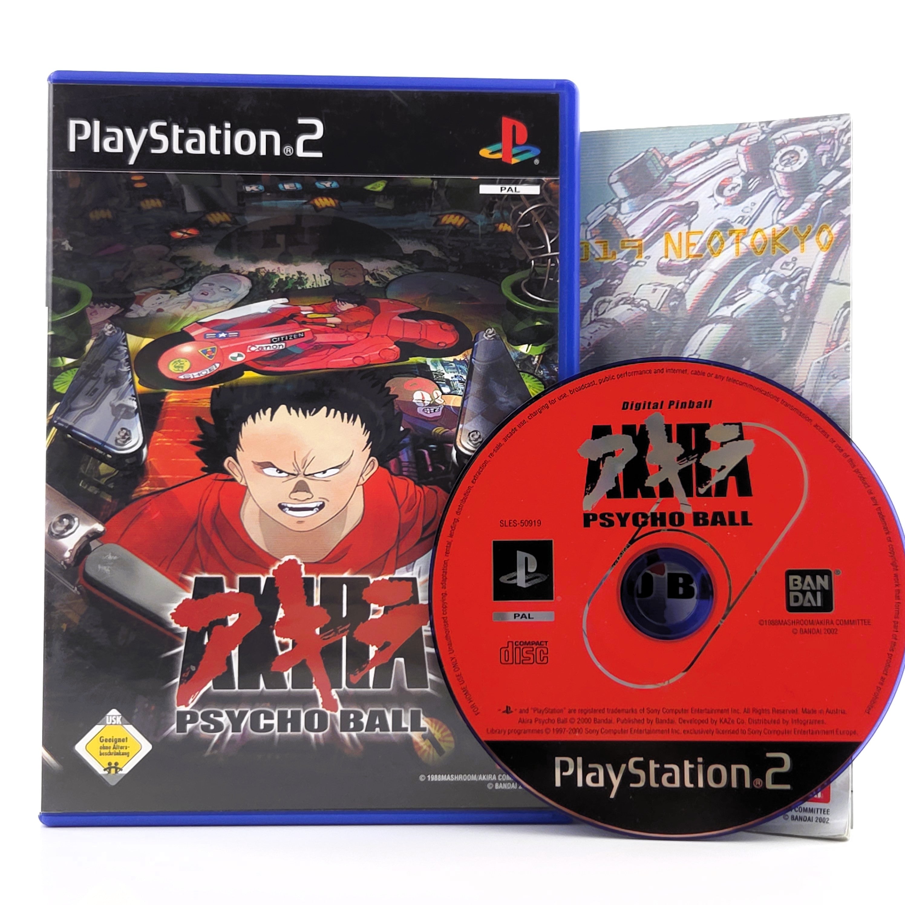 Playstation 2 Spiel – Akira Psycho Ball (PS2 OVP PAL)