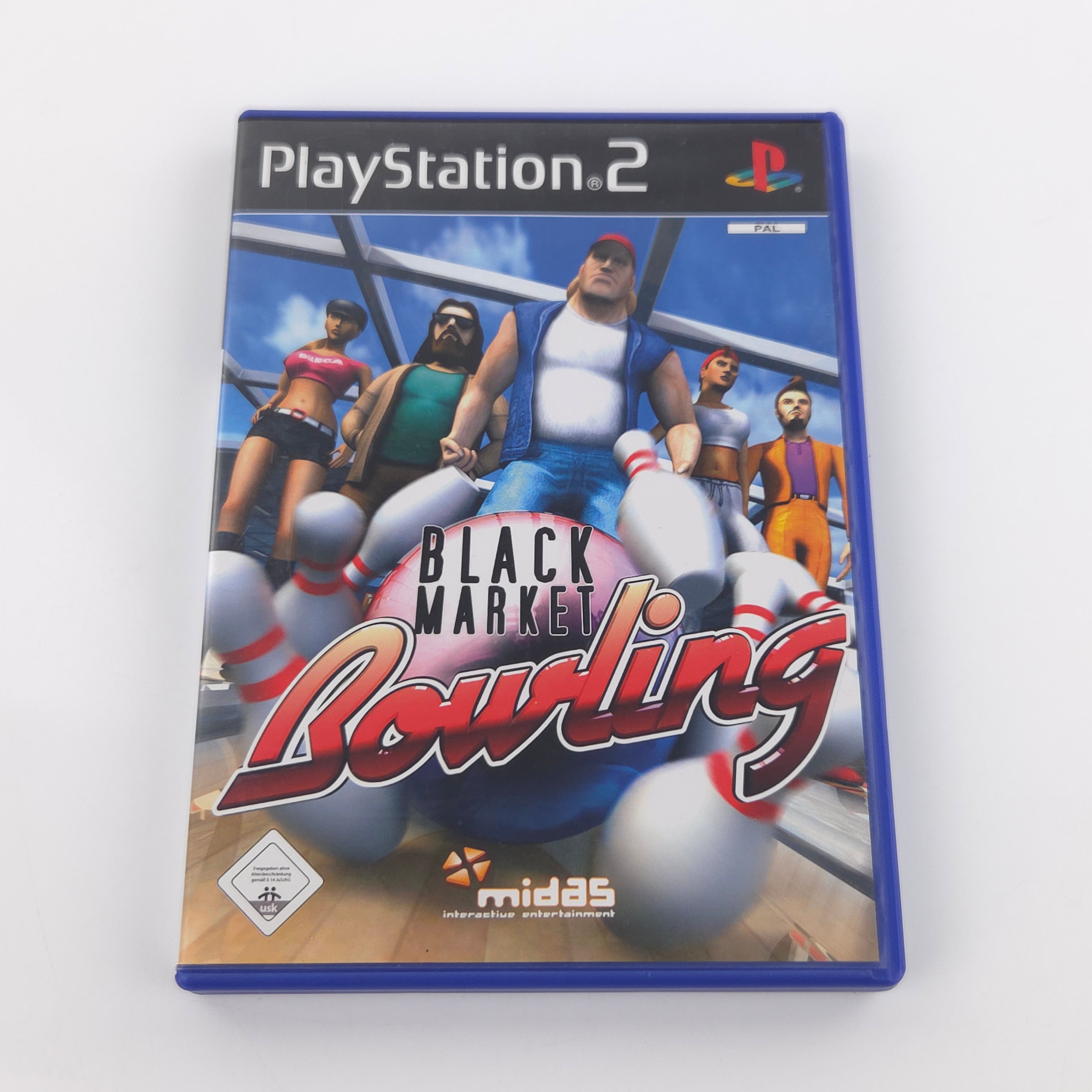 Playstation 2 Spiel – Black Market Bowling (Deutsch OVP)