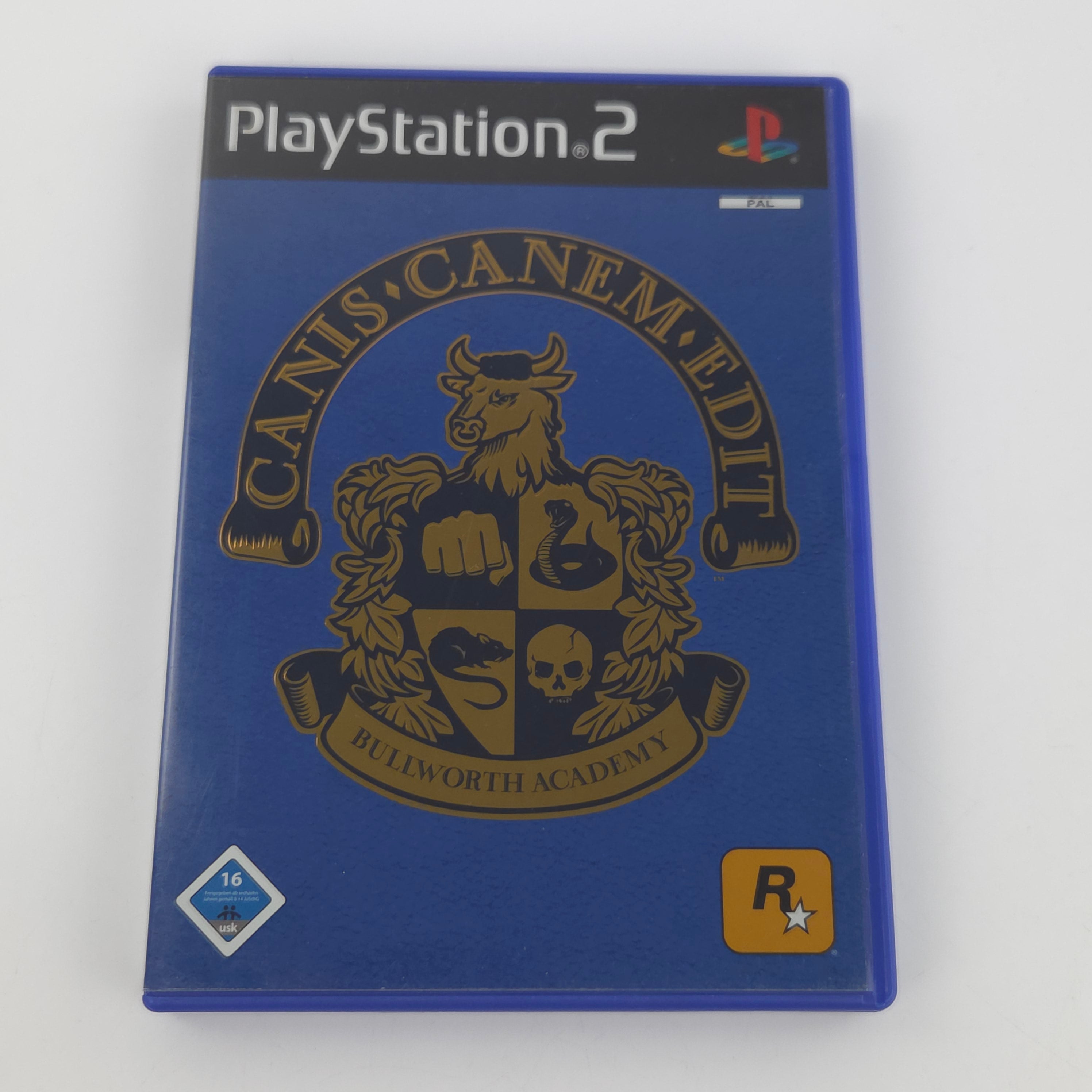 Sony Playstation 2: Canis Canem Edit Bullworth Academy - PS2 OVP (PAL DE)