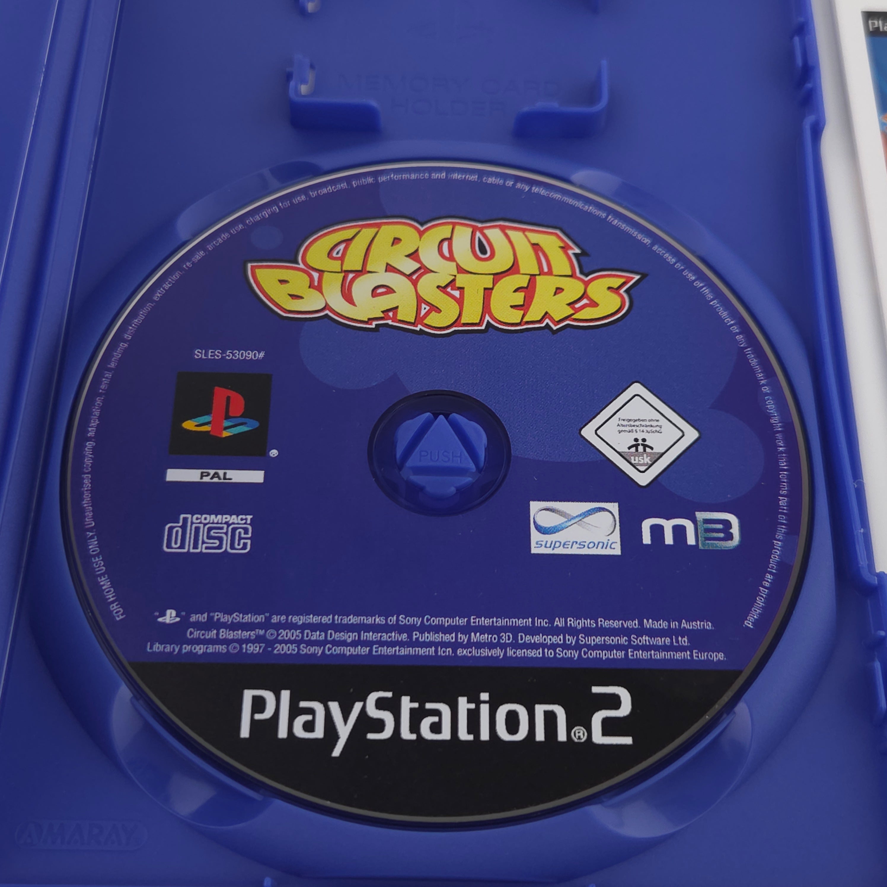 Playstation 2 Spiel – Circuit Blasters (PS2 OVP PAL)