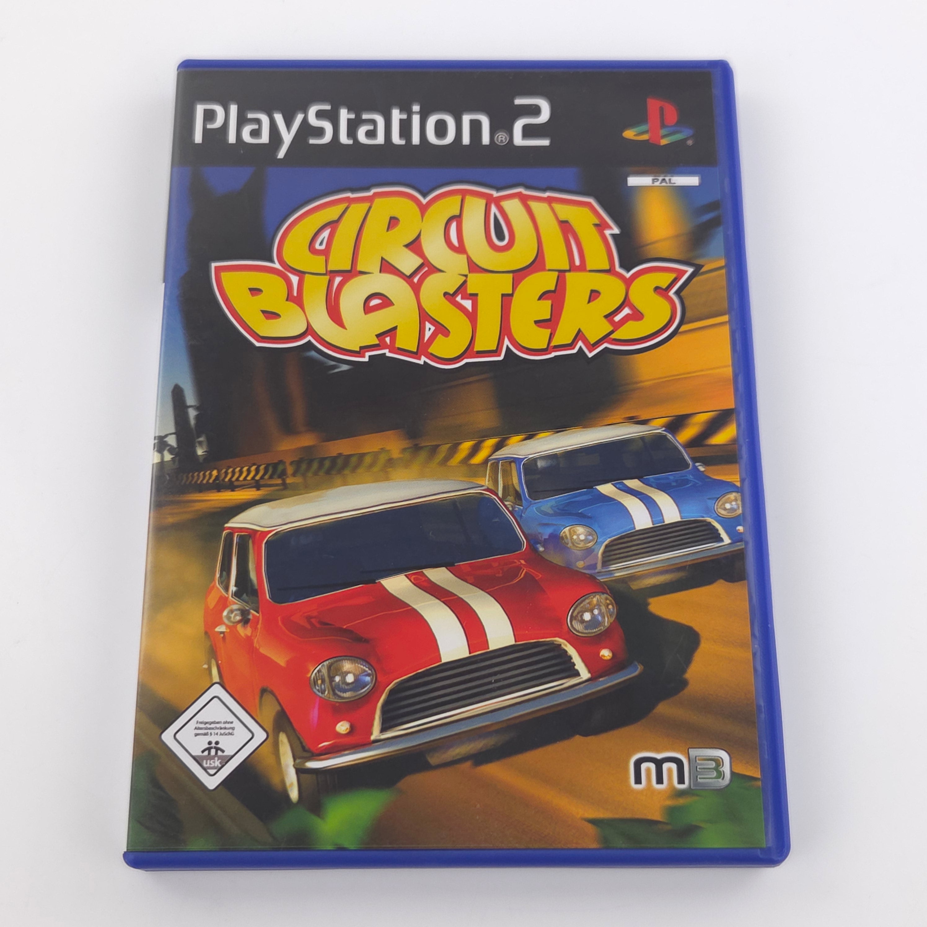Playstation 2 Spiel – Circuit Blasters (PS2 OVP PAL)