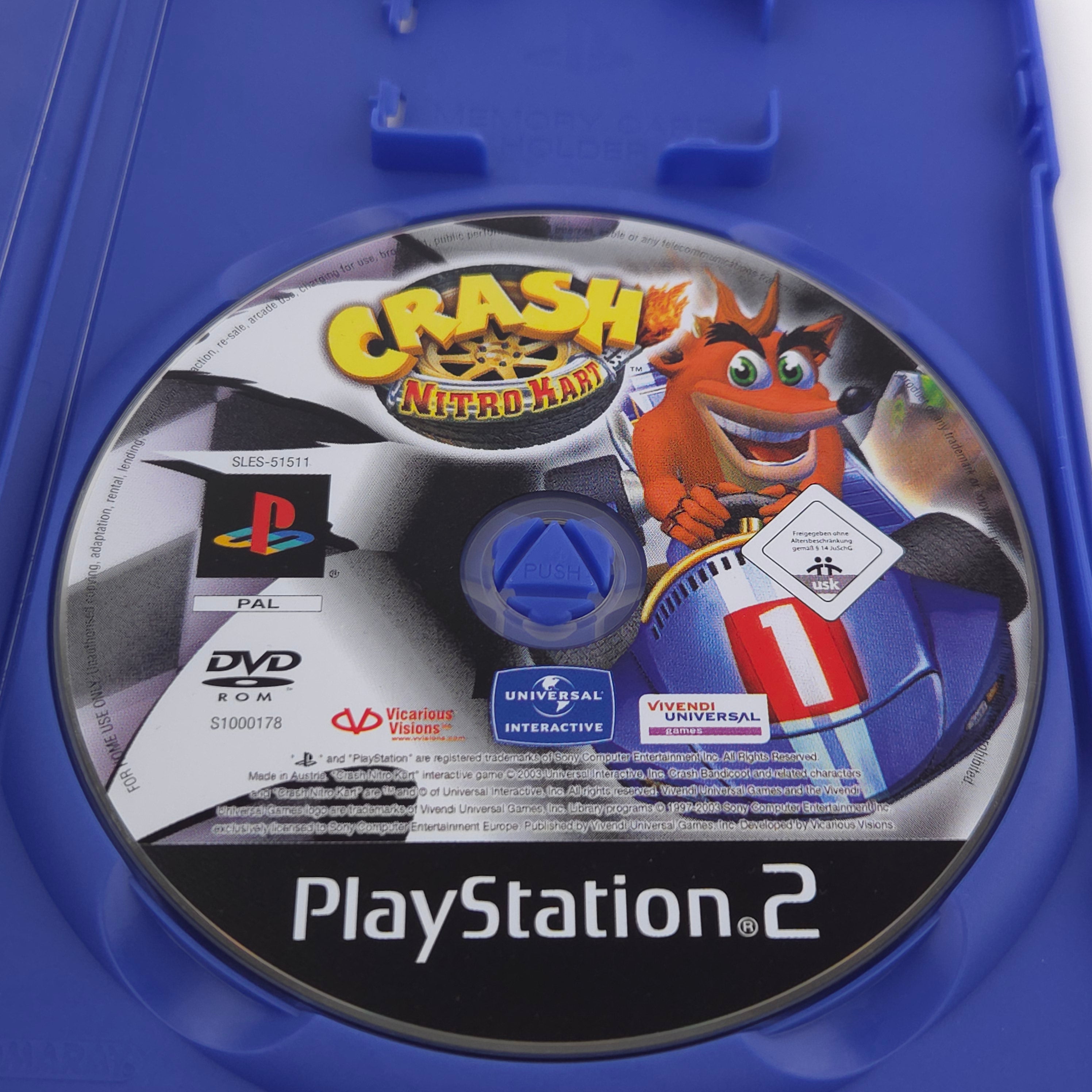 Playstation 2 Spiel – Crash Nitro Kart (PS2 OVP PAL)